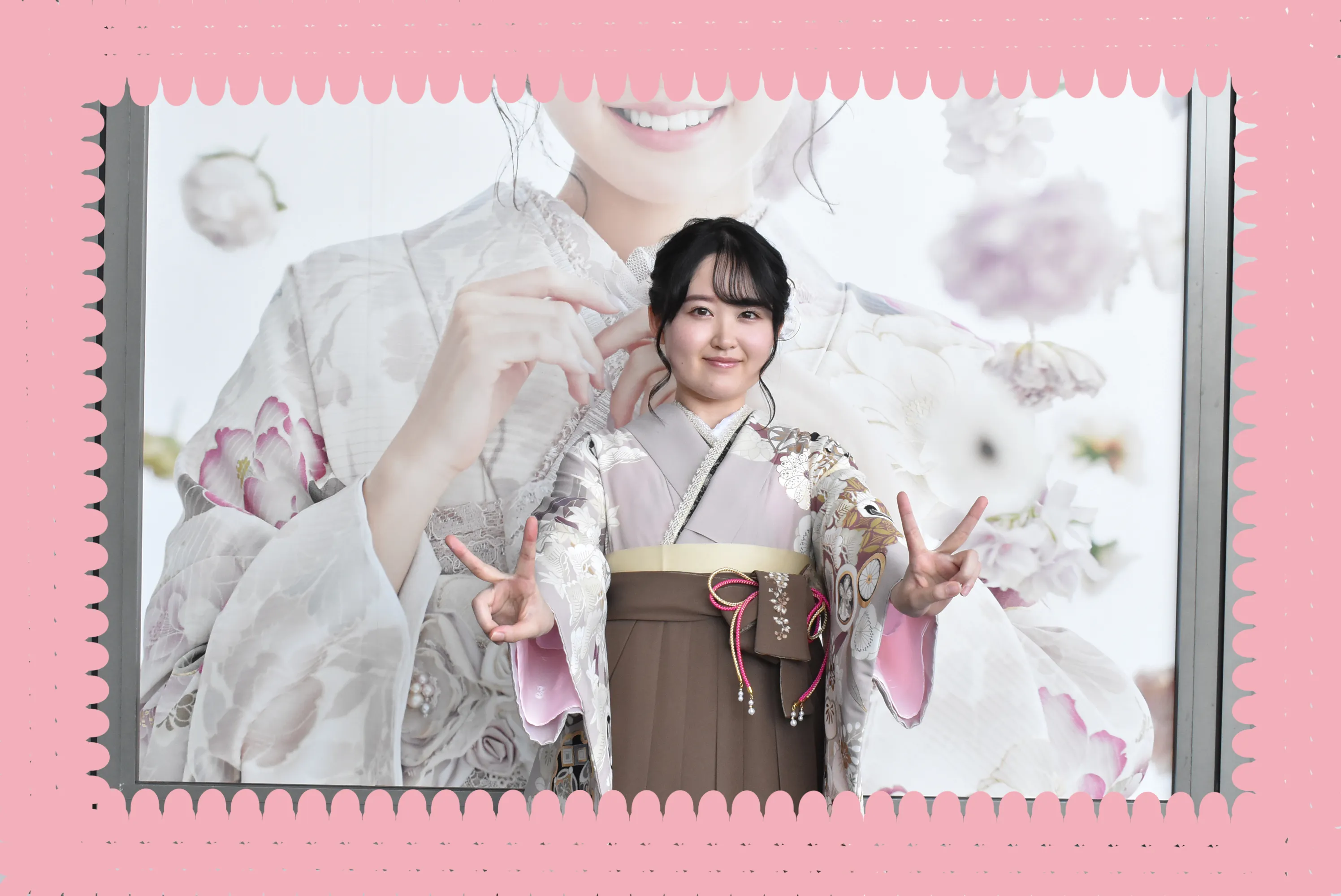 袴　写真　堺　桜田ひより　ブランド袴　個性的　