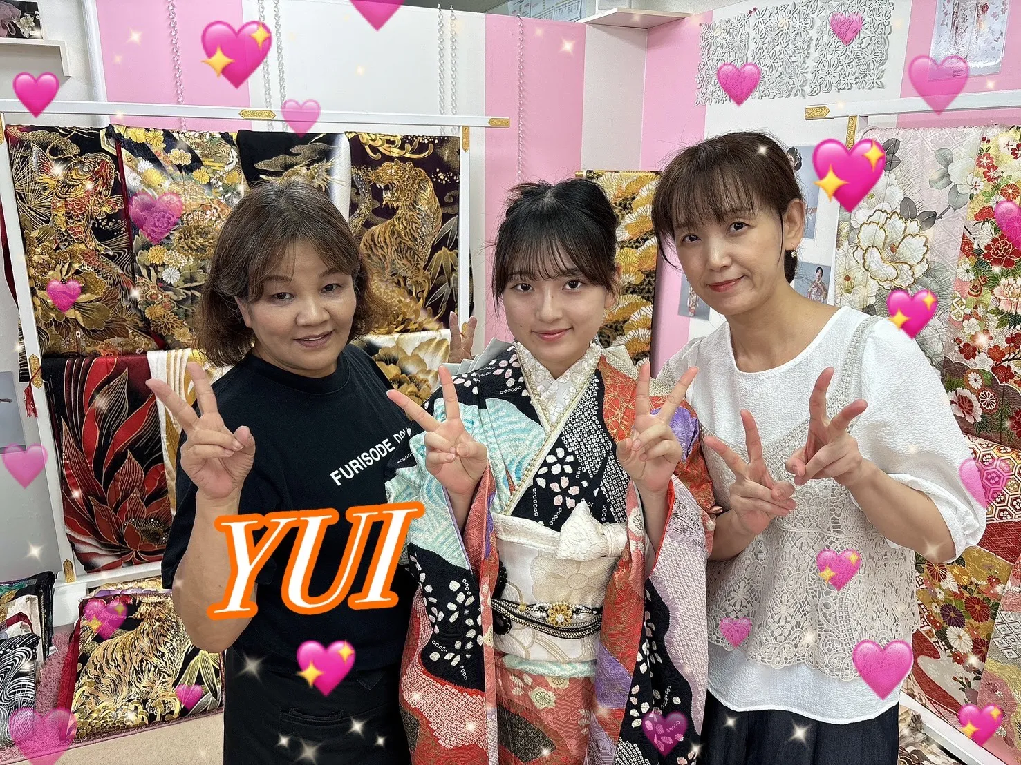 振袖 レンタル 奈良 振袖安い ママ振り かわいい 綺麗 作家物 絞り柄