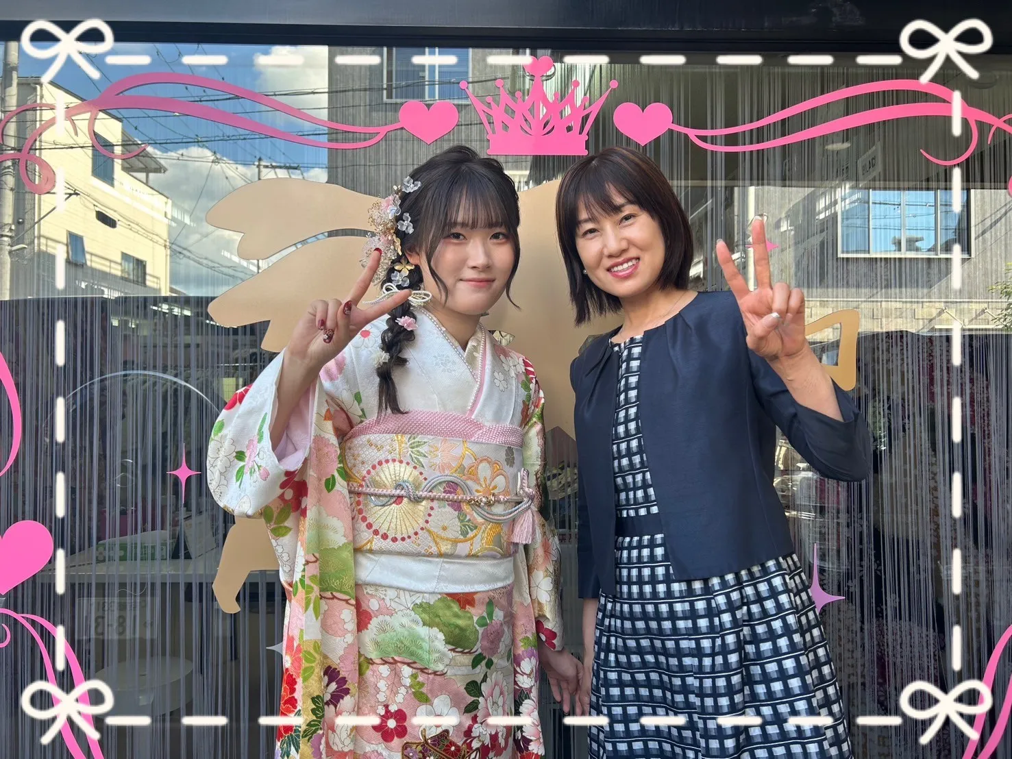 成人式 振袖 前撮り撮影会 奈良 最新作正統派古典 白/ピンク 御所車柄/牡丹柄 吉澤織物/最高級金彩手描友禅 上品 綺麗 かわいい 清楚 柄小さめ