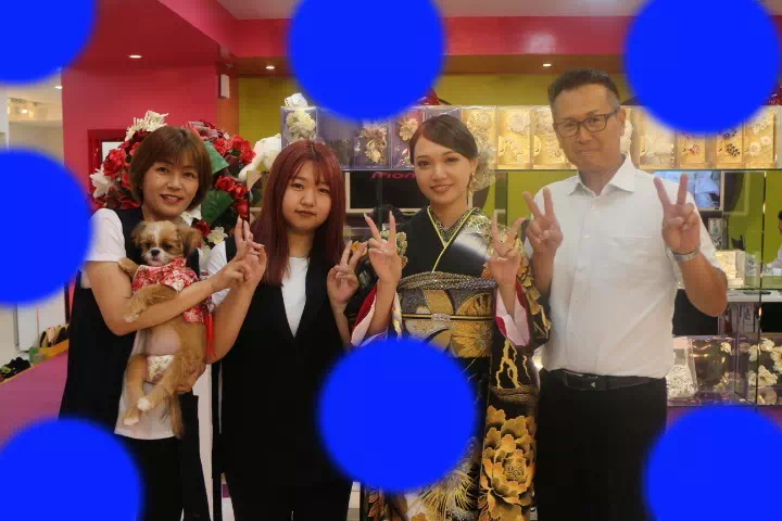 TAKAZEN神戸店　　成人式　前撮り撮影会　イマドキ　カワイイ　コディネート　振袖　レンタル　モード　カッコイイ