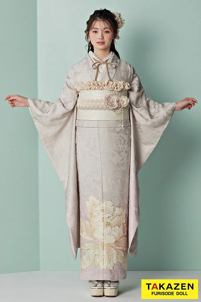 帯揚　アレンジ　カワイイ　くしゅくしゅ