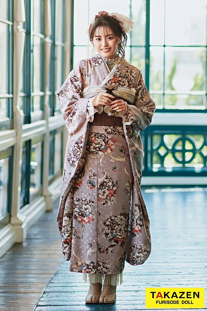 振袖　レンタル　可愛い　おしゃれ　かっこいい　イマドキ　くすみ　写真　妹割