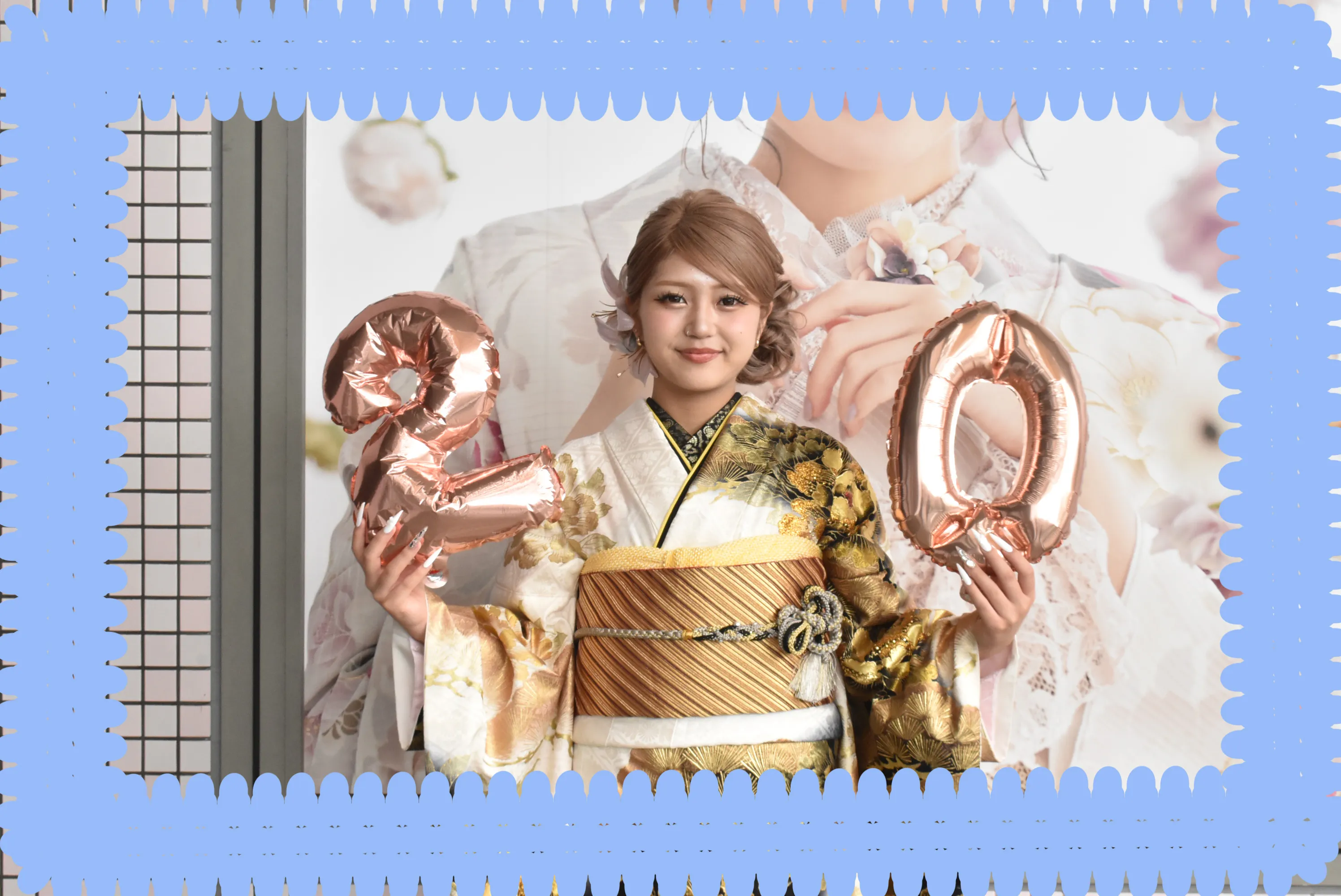 2026年成人　前撮り　振袖　モード　派手