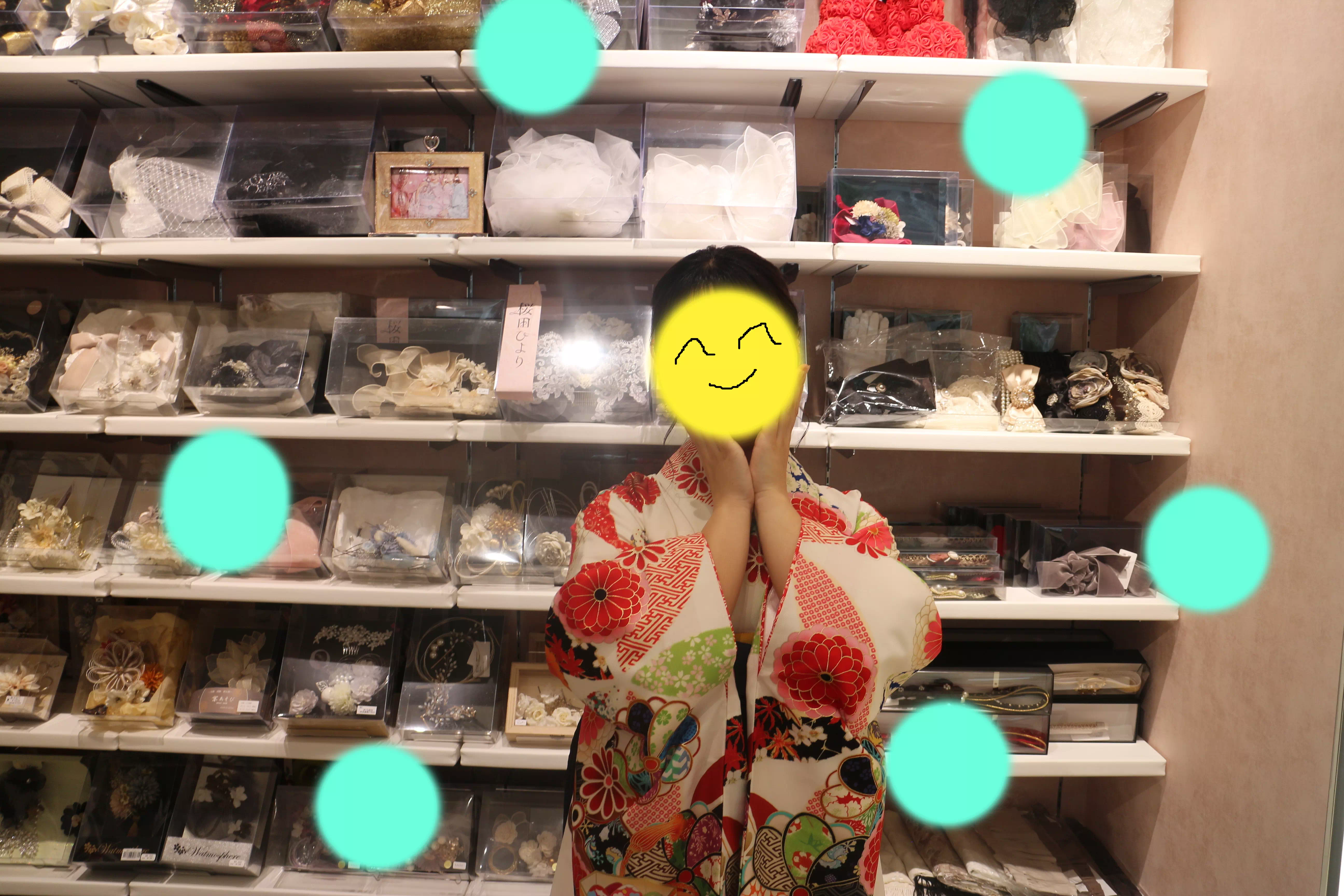 TAKAZEN神戸店　前撮り撮影会　イマドキ　カワイイ　コディネート　振袖　レンタル　袴　