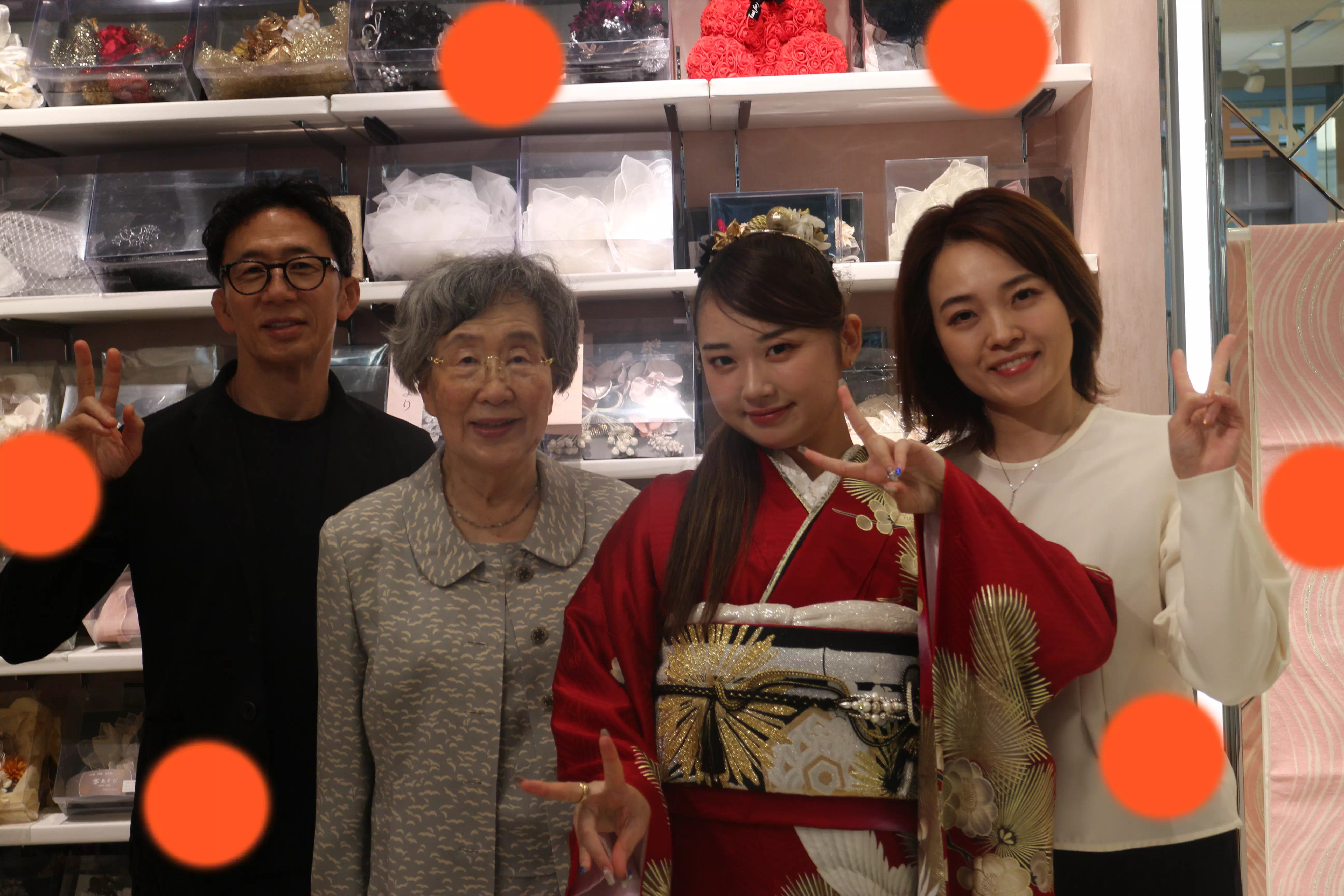 TAKAZEN神戸店　前撮り撮影会　イマドキ　カワイイ　コディネート　振袖　レンタル　袴　