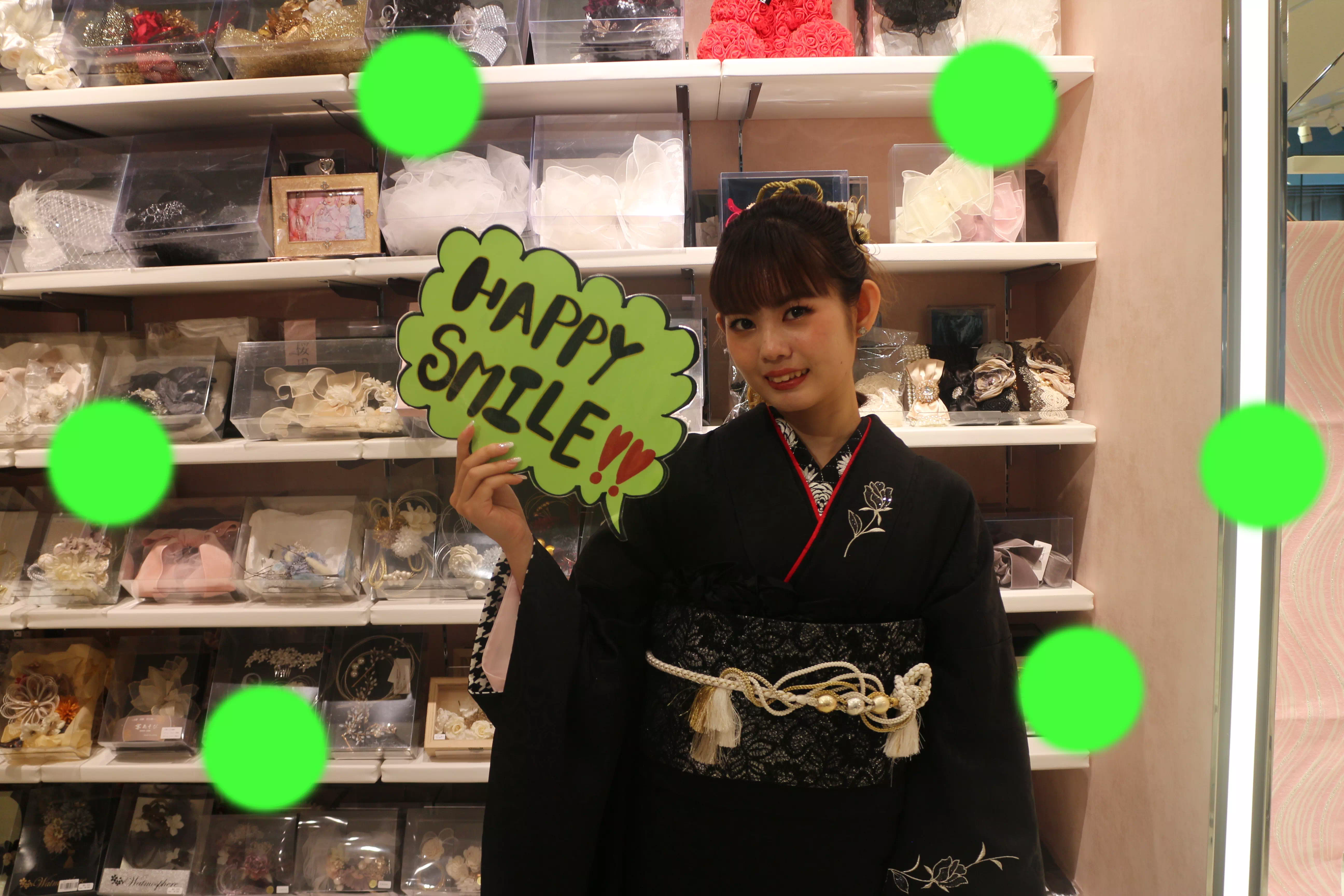 TAKAZEN神戸店　前撮り撮影会　イマドキ　カワイイ　コディネート　振袖　レンタル　袴　