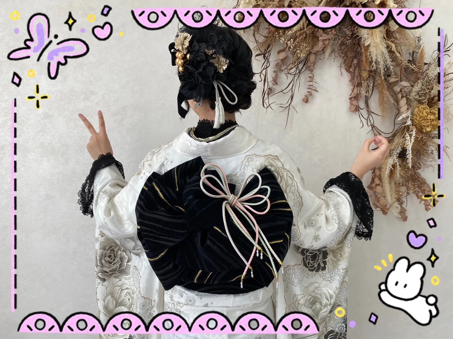 振袖　レンタル　前撮り　撮影会　可愛い　おしゃれ　かっこいい　イマドキ　くすみ　レトロ　安い
