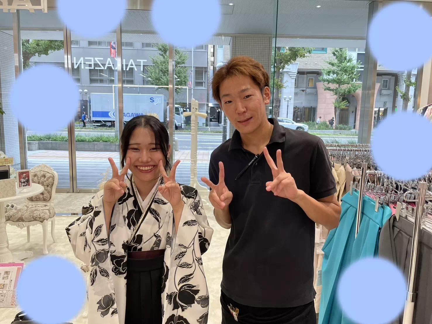 TAKAZEN神戸店　袴レンタル　かっこいい　被らない　卒業式
