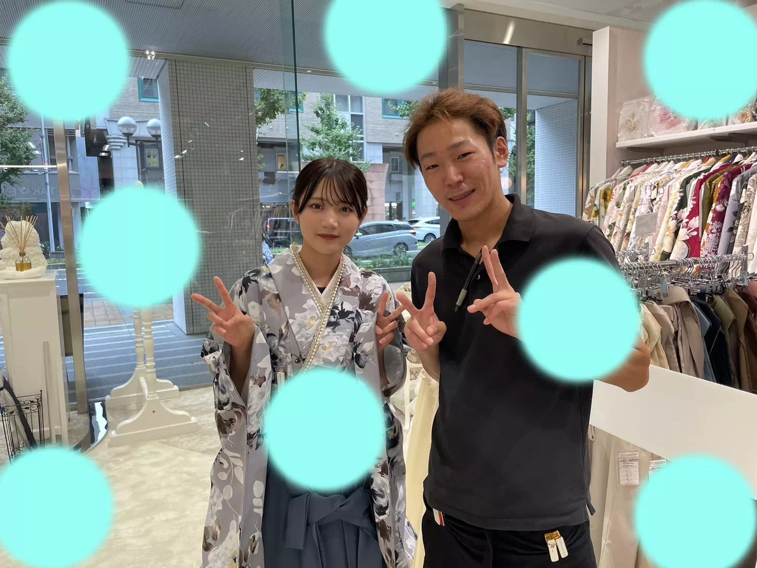 TAKAZEN神戸店　旧居留地　桜田ひより　　前撮り撮影会　イマドキ　カワイイ　コディネート　振袖　レンタル　袴　