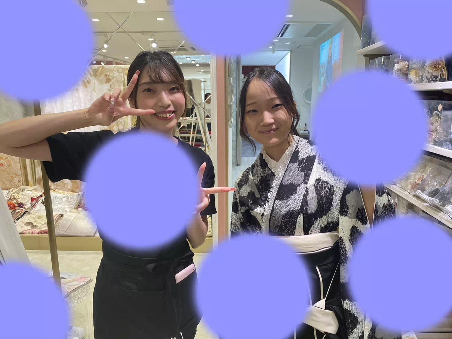 【TAKAZEN姫路店】♡14日 ヒョウ柄のモノトーンコーデがかっこいい赤穂市で卒業式の袴レンタル姫ちゃん♡