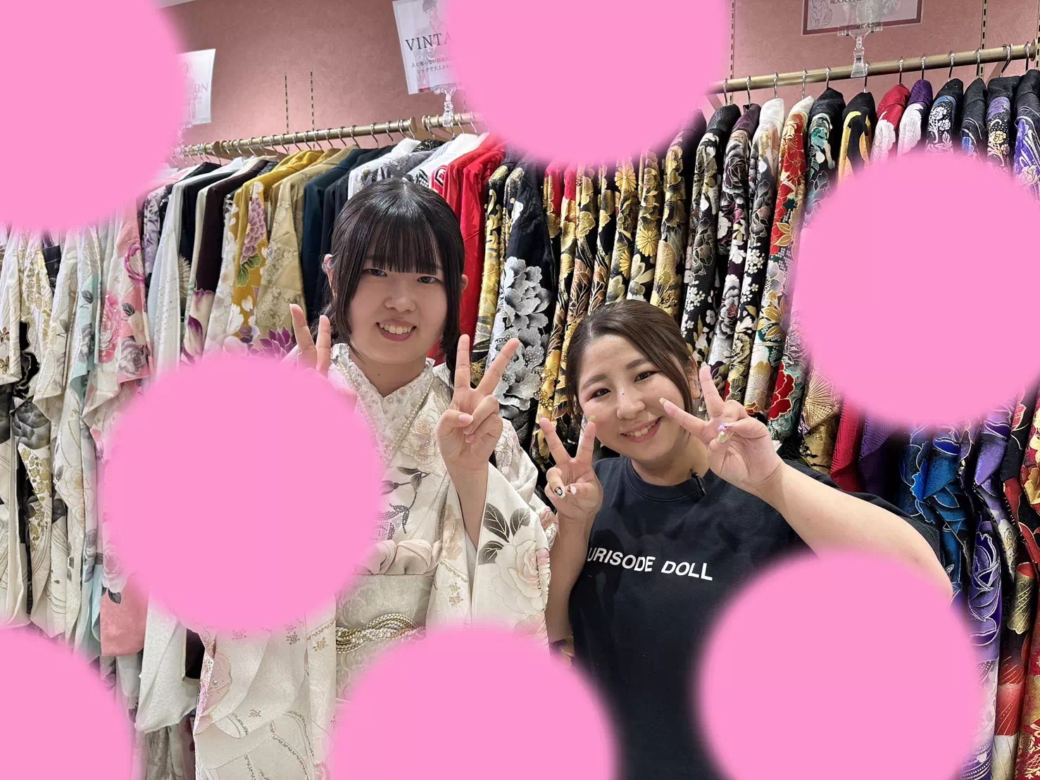 【TAKAZEN姫路店】♡8日 TAKAZENオリジナルのキラキラヘップバーンが可愛い2027年成人の姫路市振袖レンタル姫ちゃん♡