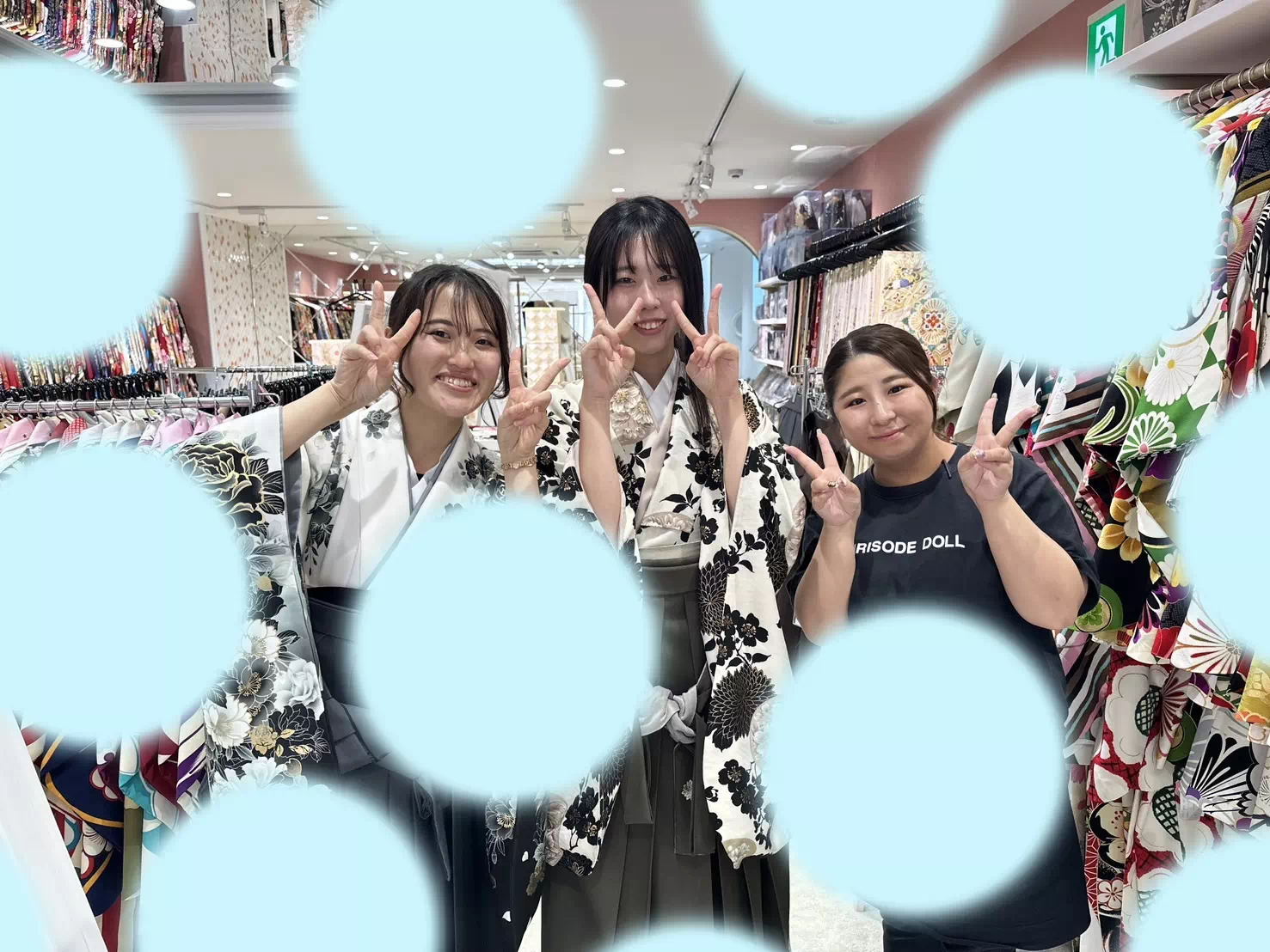 【TAKAZEN姫路店】♡11日 2025年卒業のお友達同士でご来店!イマドキコーデが可愛い袴姫ちゃん♡