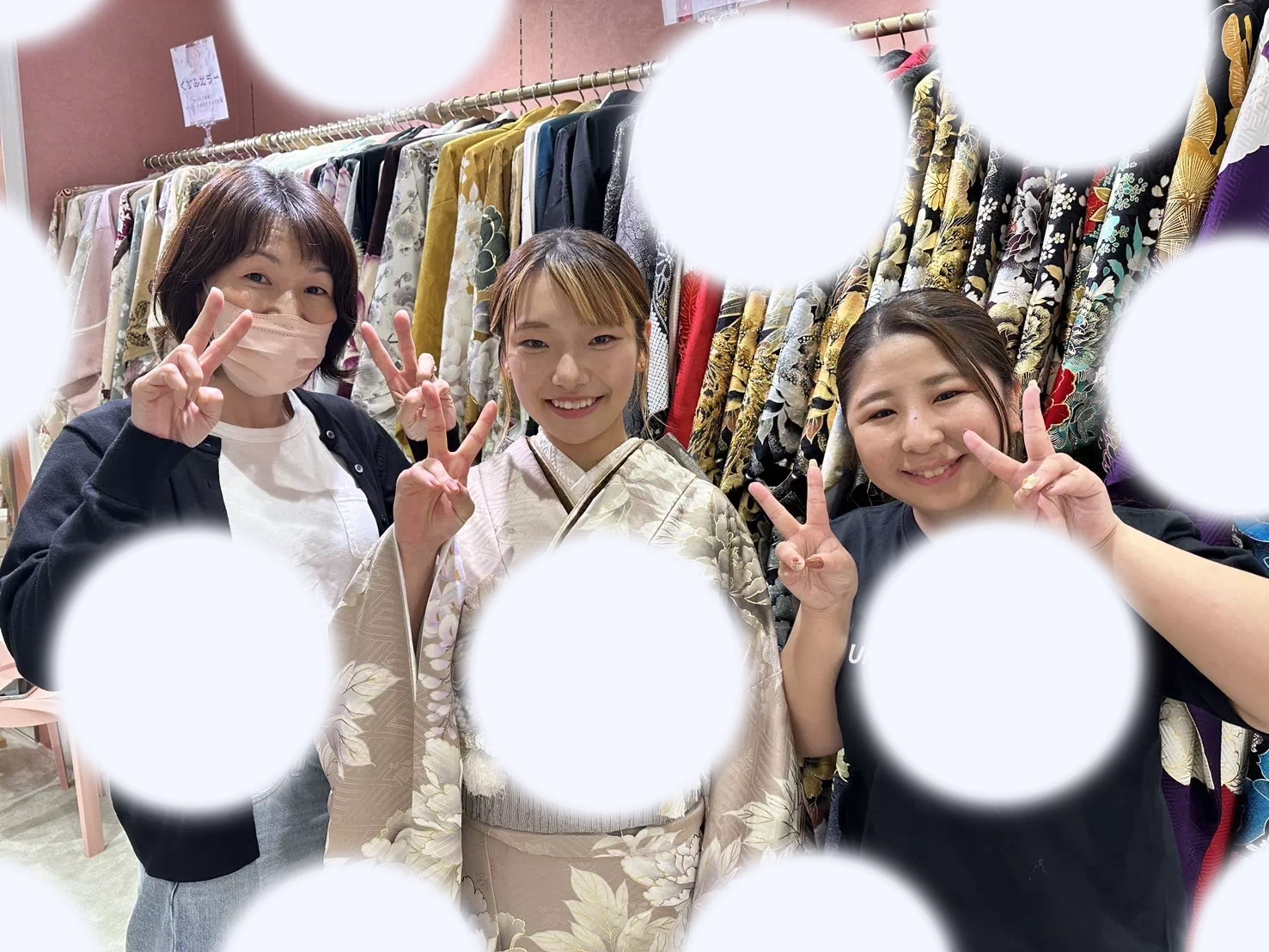 【TAKAZEN姫路店】♡29日 2026年成人のベージュが大人っぽいくすみカラーの振袖姫ちゃん♡