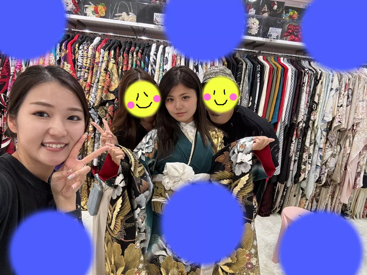 TAKAZEN神戸店 前撮り撮影会 イマドキ カワイイ コディネート 振袖 レンタル 袴