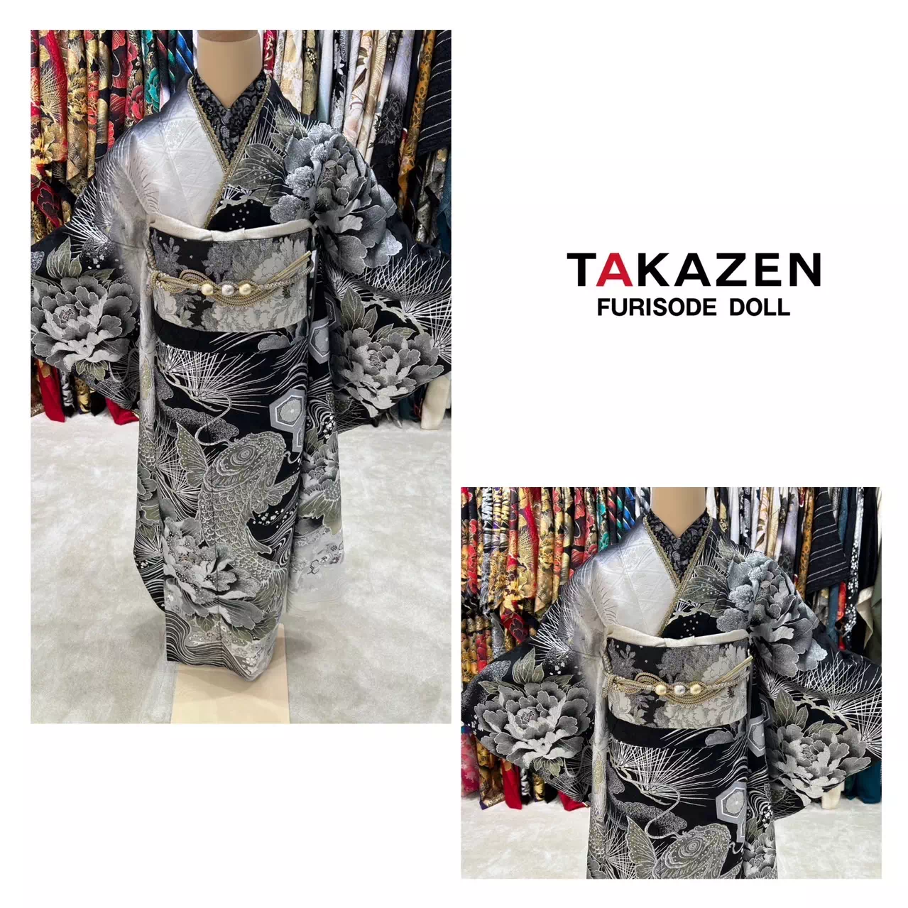 TAKAZEN神戸店　前撮り撮影会　イマドキ　カワイイ　コディネート　振袖　レンタル　袴　