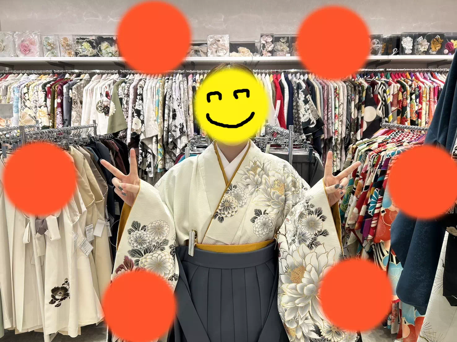 TAKAZEN神戸店　前撮り撮影会　イマドキ　カワイイ　コディネート　振袖　レンタル　袴　