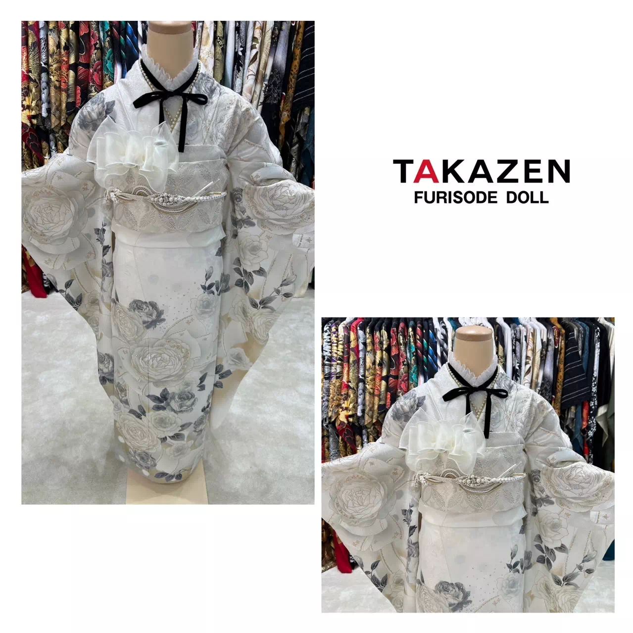 TAKAZEN神戸店　前撮り撮影会　イマドキ　カワイイ　コディネート　振袖　レンタル　袴　