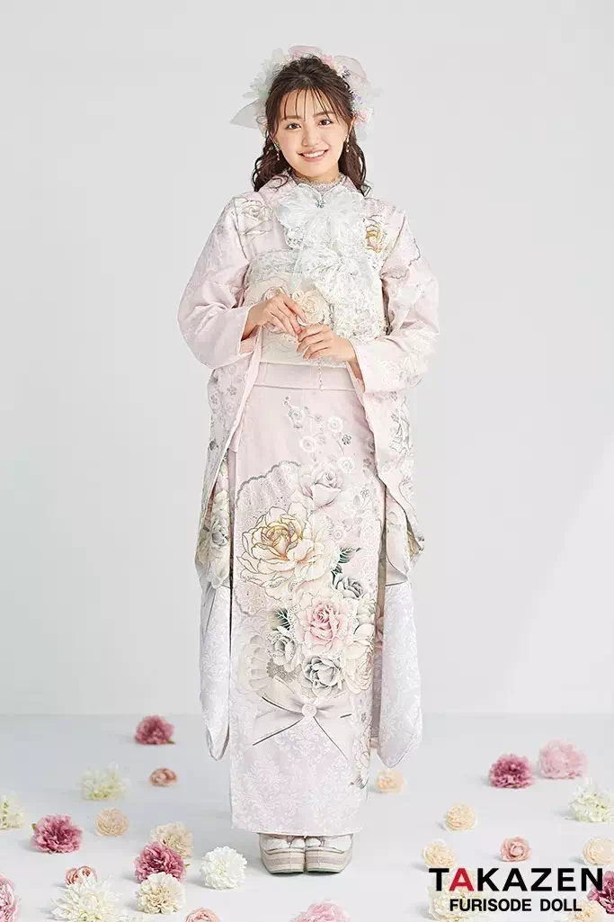 TAKAZEN神戸店　前撮り撮影会　イマドキ　カワイイ　コディネート　振袖　レンタル　袴　