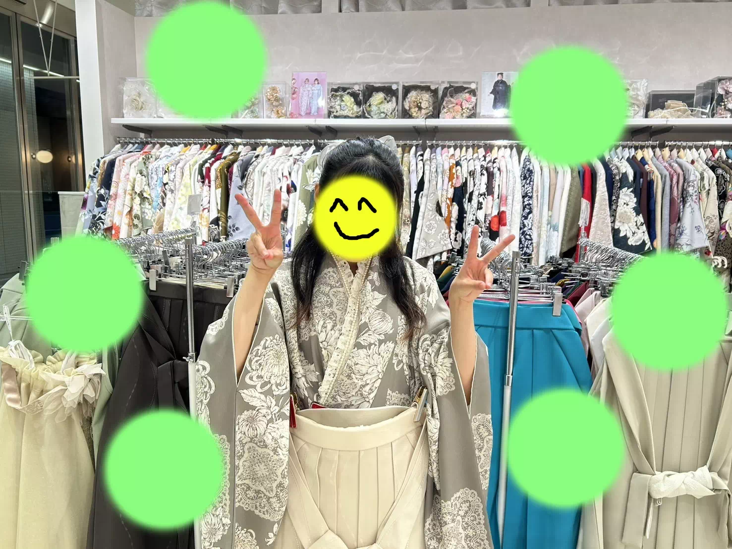 TAKAZEN神戸店 前撮り撮影会 卒業式 袴 古典 イマドキ カワイイ コディネート