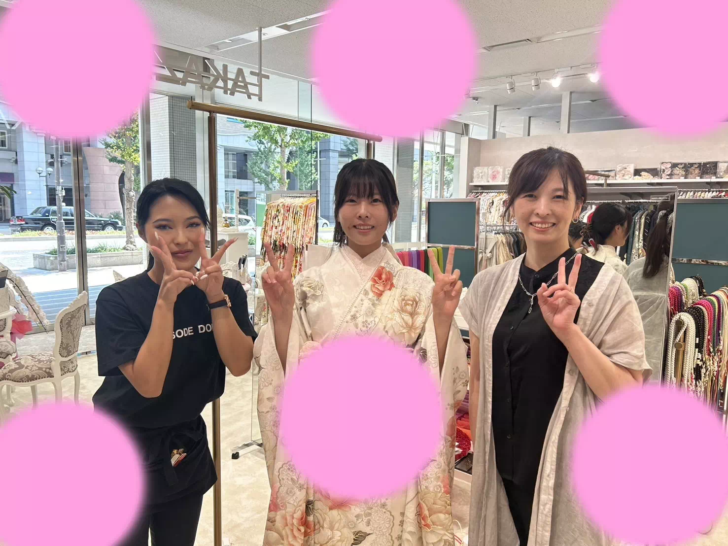 TAKAZEN神戸店 前撮り撮影会 イマドキ カワイイ コディネート 振袖 レンタル 袴