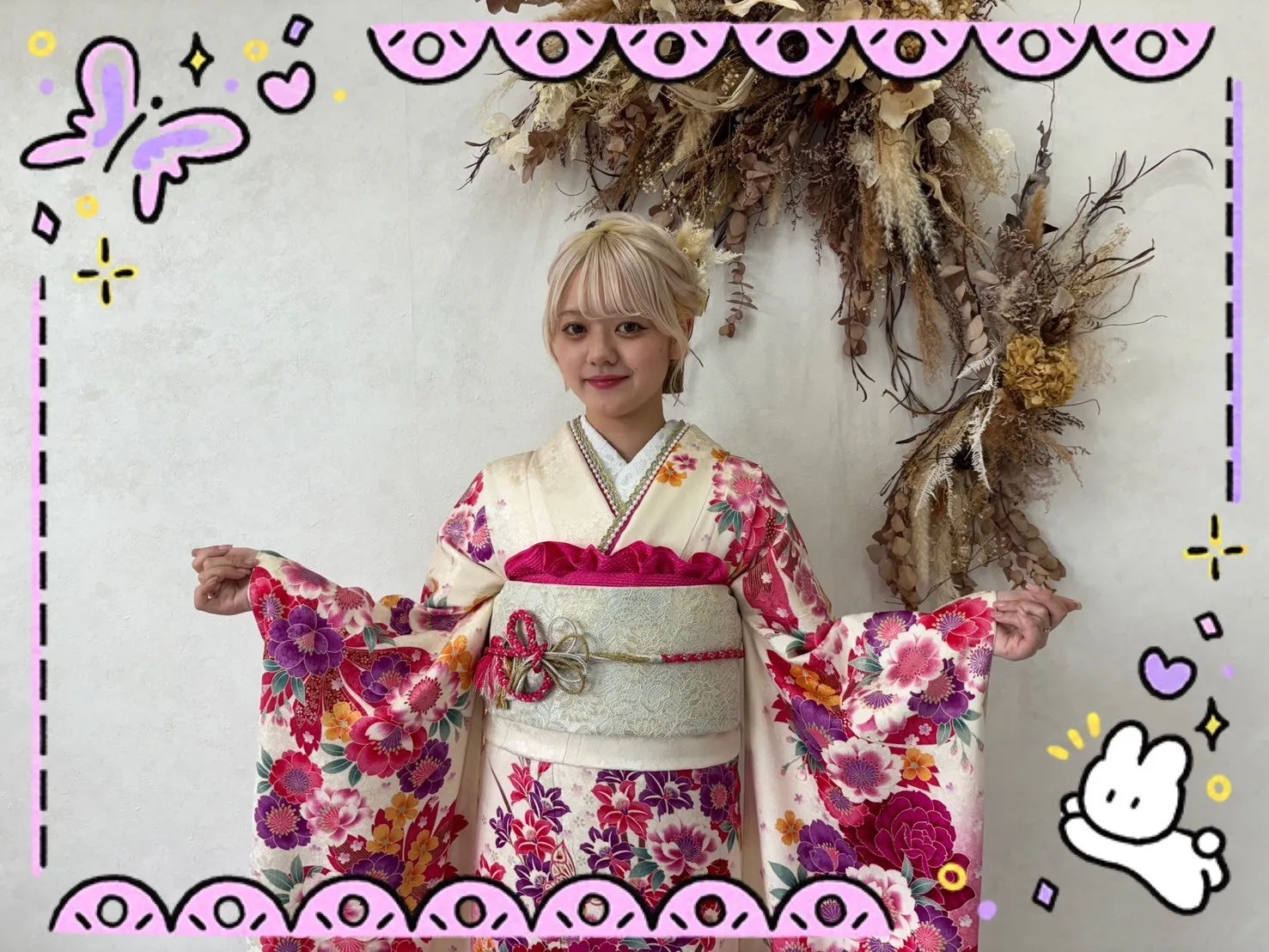 振袖　レンタル　前撮り　撮影会　可愛い　おしゃれ　かっこいい　イマドキ　くすみ　レトロ　安い