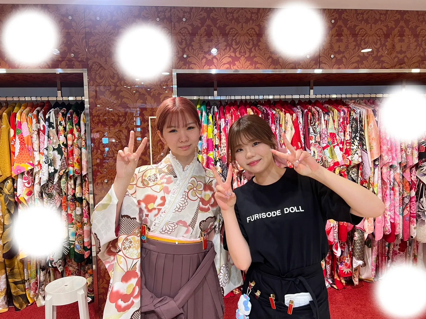 卒業式 袴 梅田 レンタル くすみカラー かわいい 人気