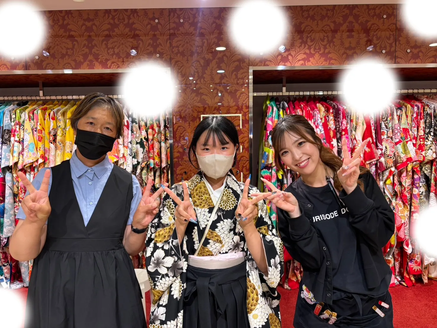 卒業式 袴 レンタル 大阪梅田 古典 可愛い