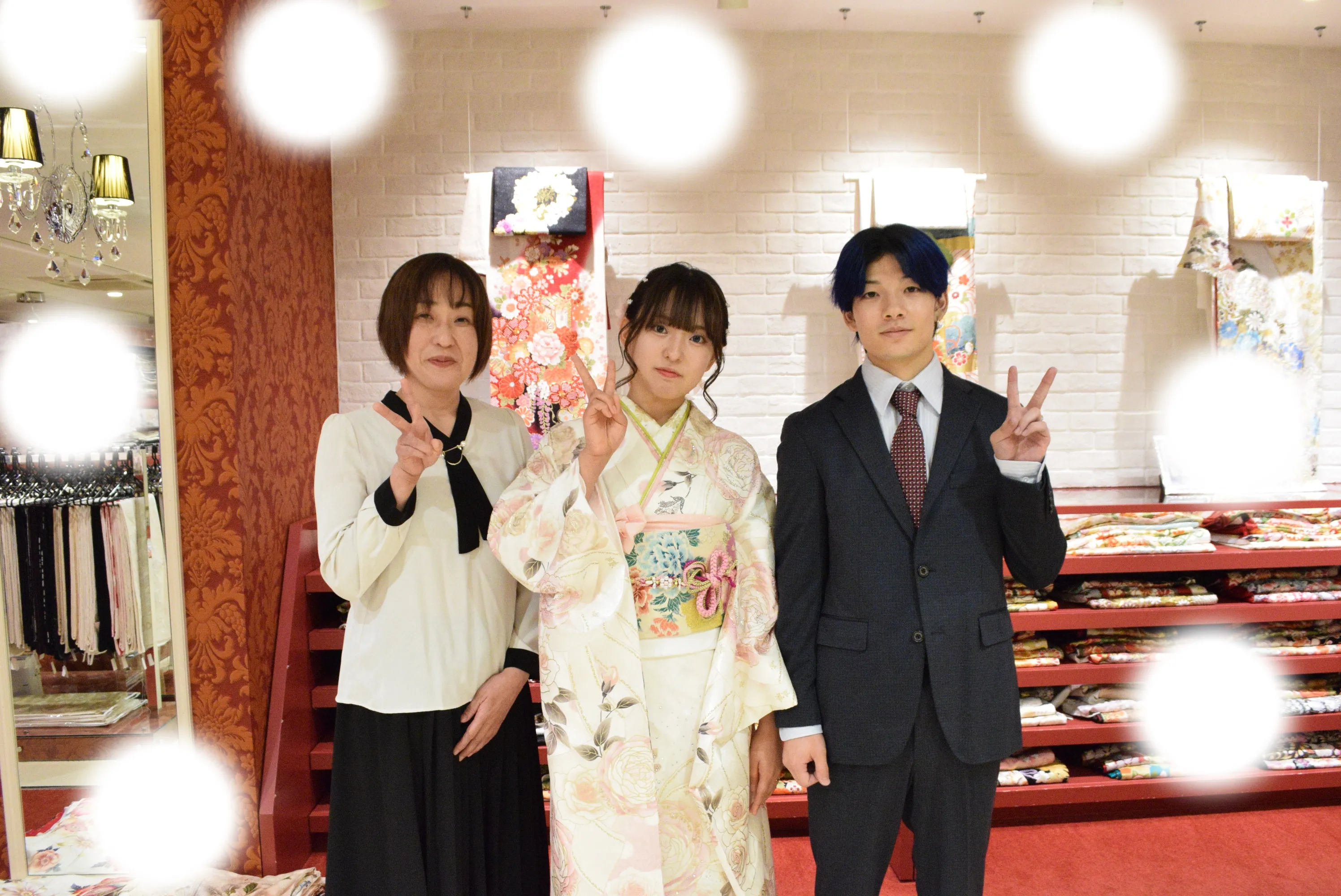 成人式　前撮り　梅田　ヘップバーン　ピンク　可愛いキラキラ