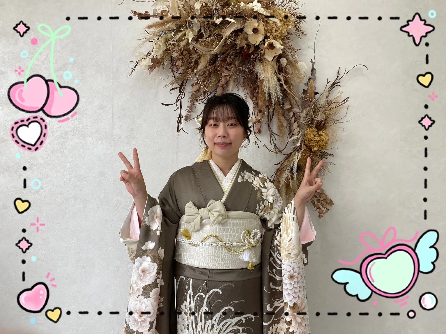 振袖　レンタル　前撮り　撮影会　可愛い　おしゃれ　かっこいい　イマドキ　くすみ　