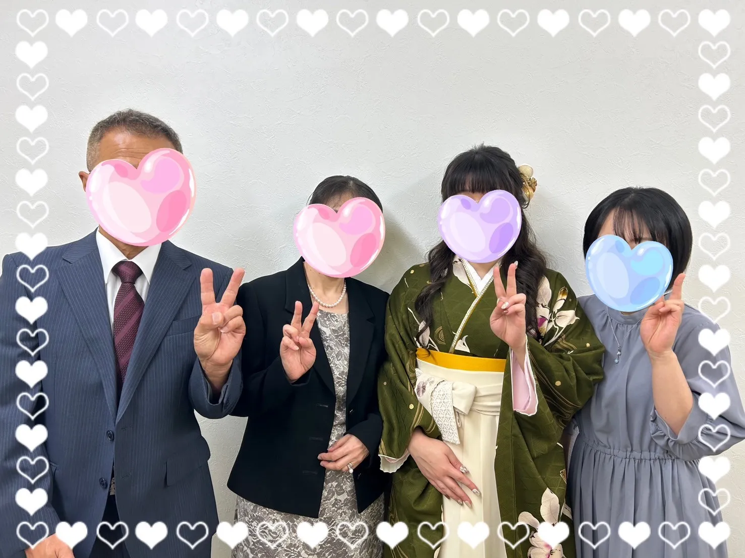 袴 前撮り撮影会 可愛い おしゃれ 古典 緑 渋い