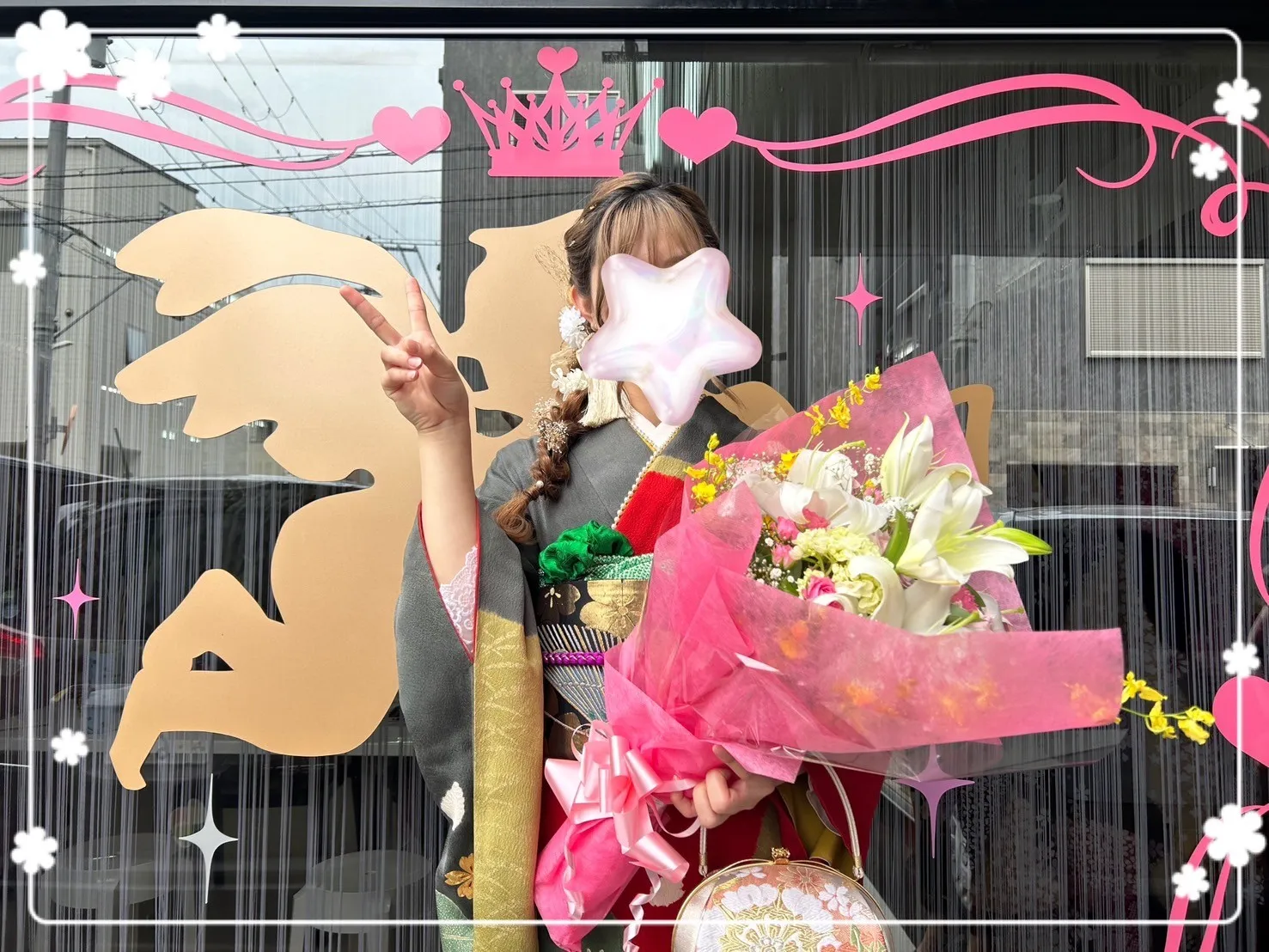 成人式 振袖 前撮り撮影会 ママ振り 持ち込み 古典 かわいい 綺麗 かっこいい はなやか 編み下ろし