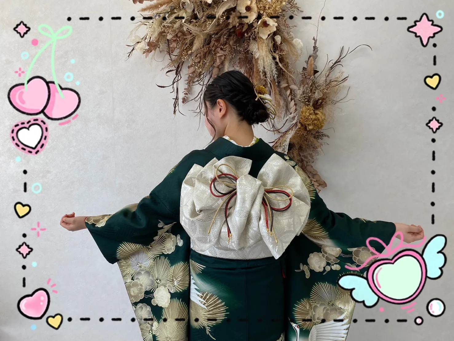 振袖　レンタル　前撮り　撮影会　可愛い　おしゃれ　かっこいい　イマドキ　くすみ　レトロ　安い