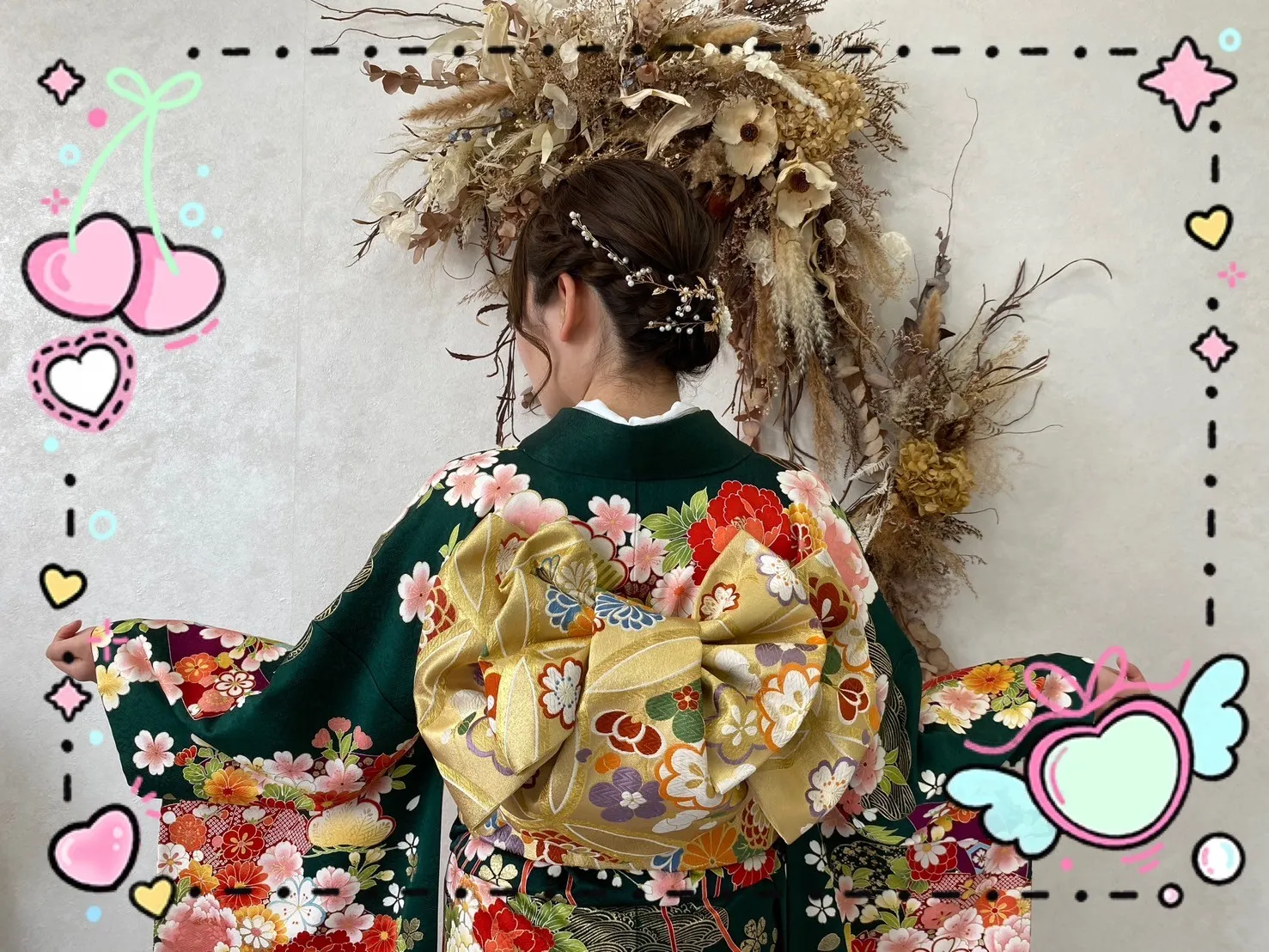 振袖　レンタル　前撮り　撮影会　可愛い　おしゃれ　かっこいい　イマドキ　くすみ　レトロ　安い