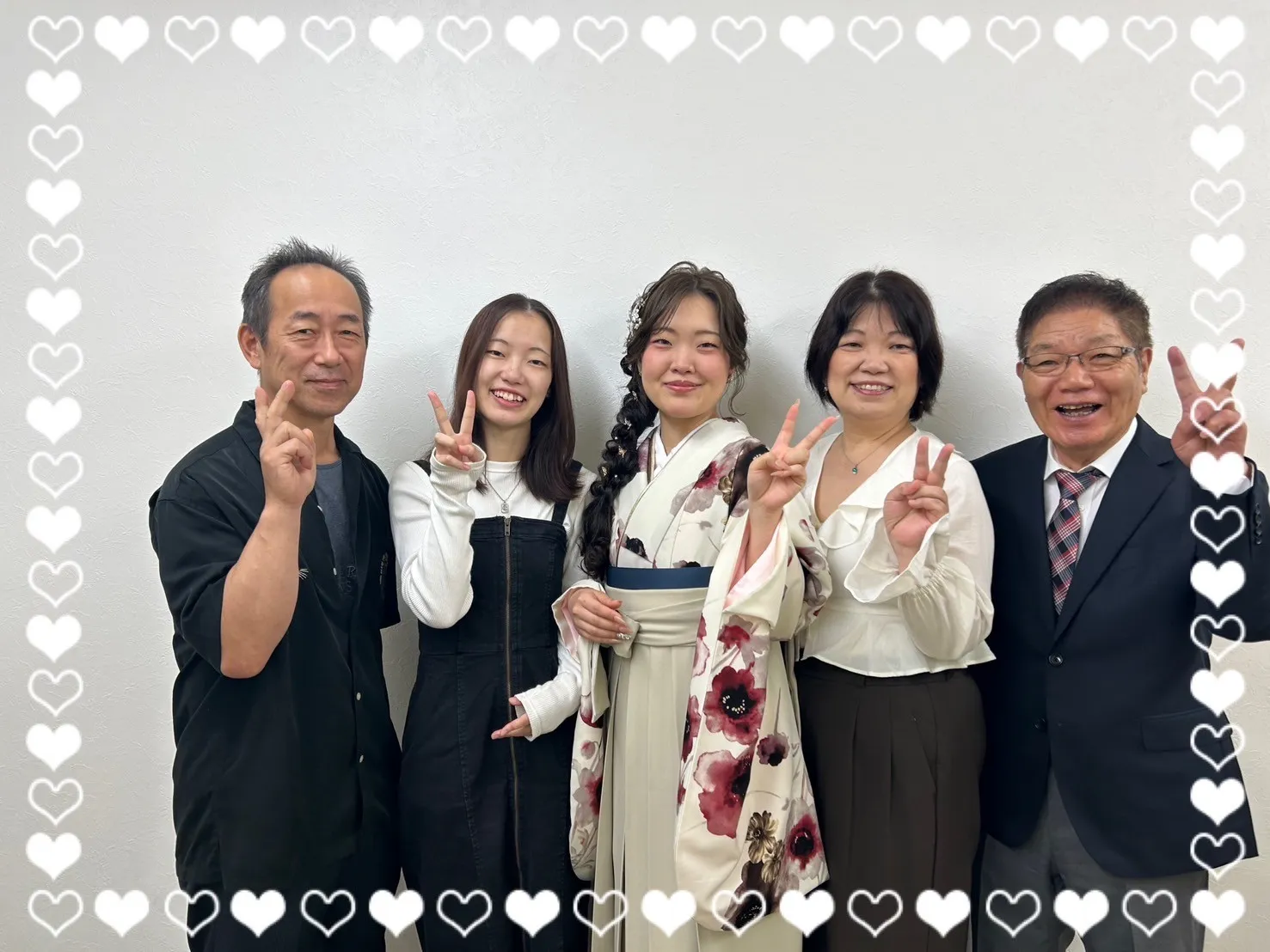 袴 前撮り撮影会 可愛い おしゃれ JAPANSTYLE×中村里砂ブランド袴 くすみカラーガーリー 白/ピンク 水彩画風 かわいい 量産型 女の子らしい