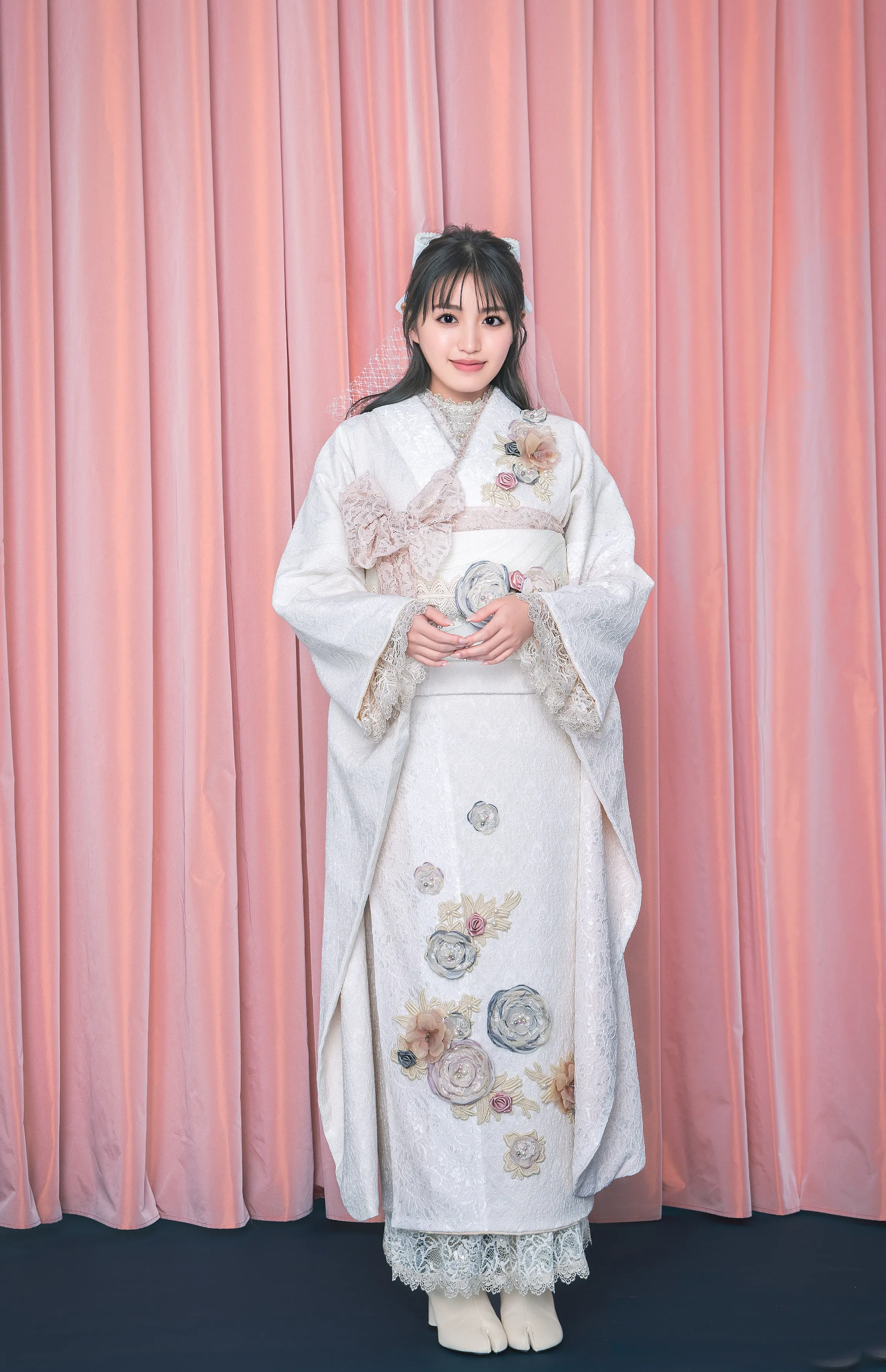 成人式振袖レンタル　ミニョン　立体花