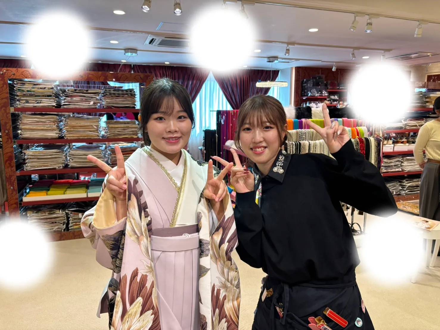 成人式 前撮り 梅田 袴 くすみカラー かわいい イマドキ 淡色 古典 タカゼン 撮影