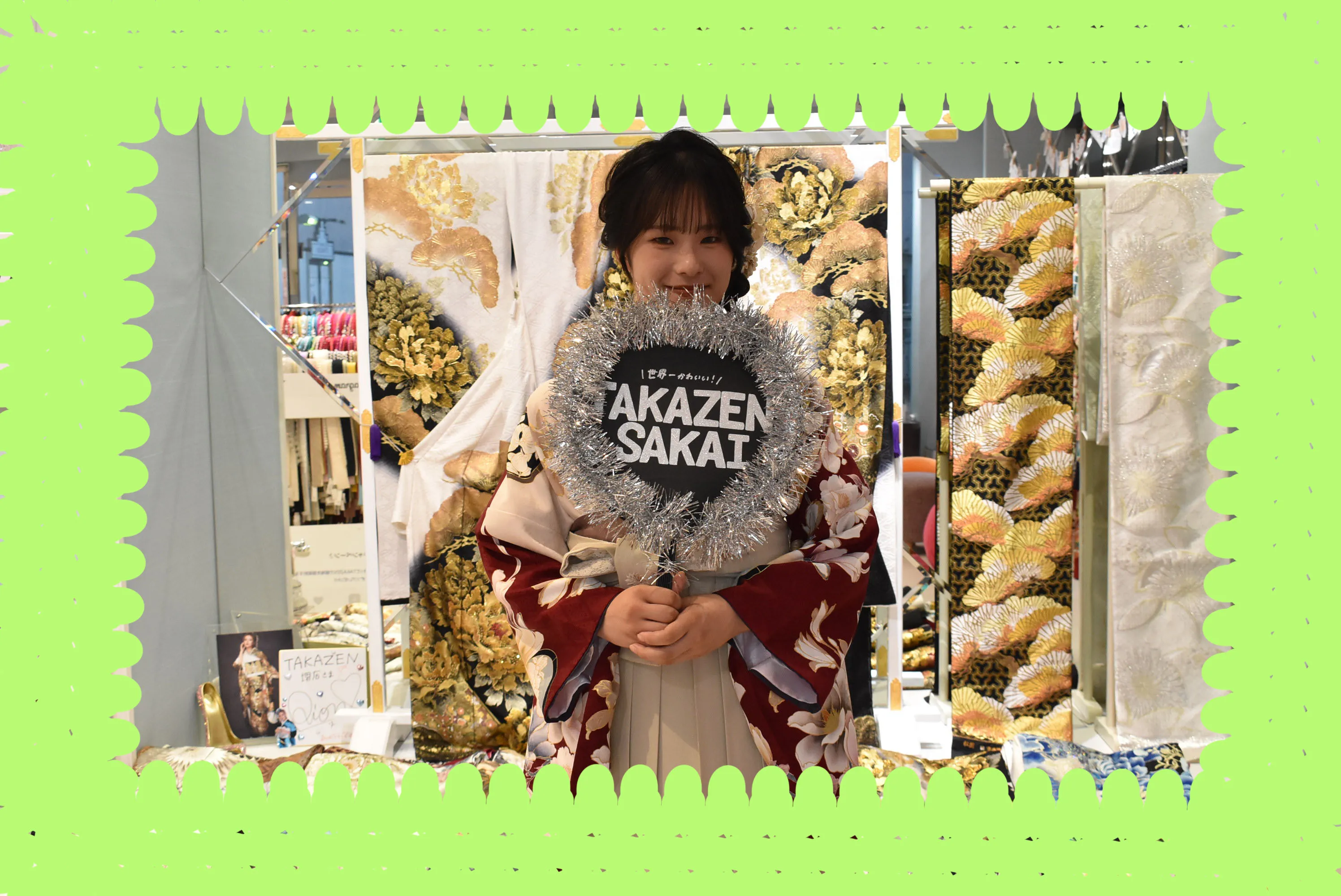 振袖　前撮り撮影会　TAKAZEN堺店