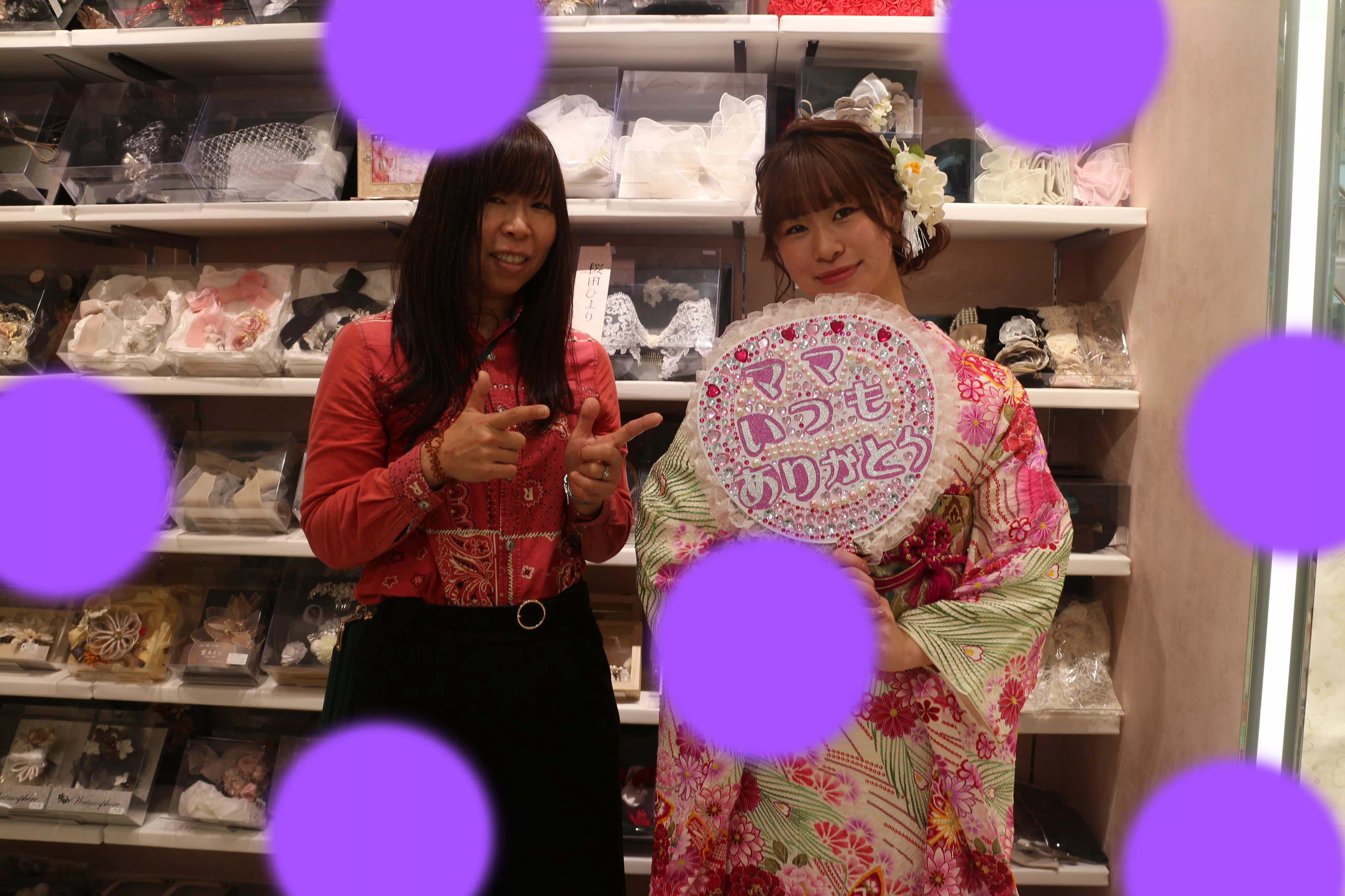 TAKAZEN神戸店　前撮り撮影会　卒業式　袴　古典　イマドキ　カワイイ　コディネート