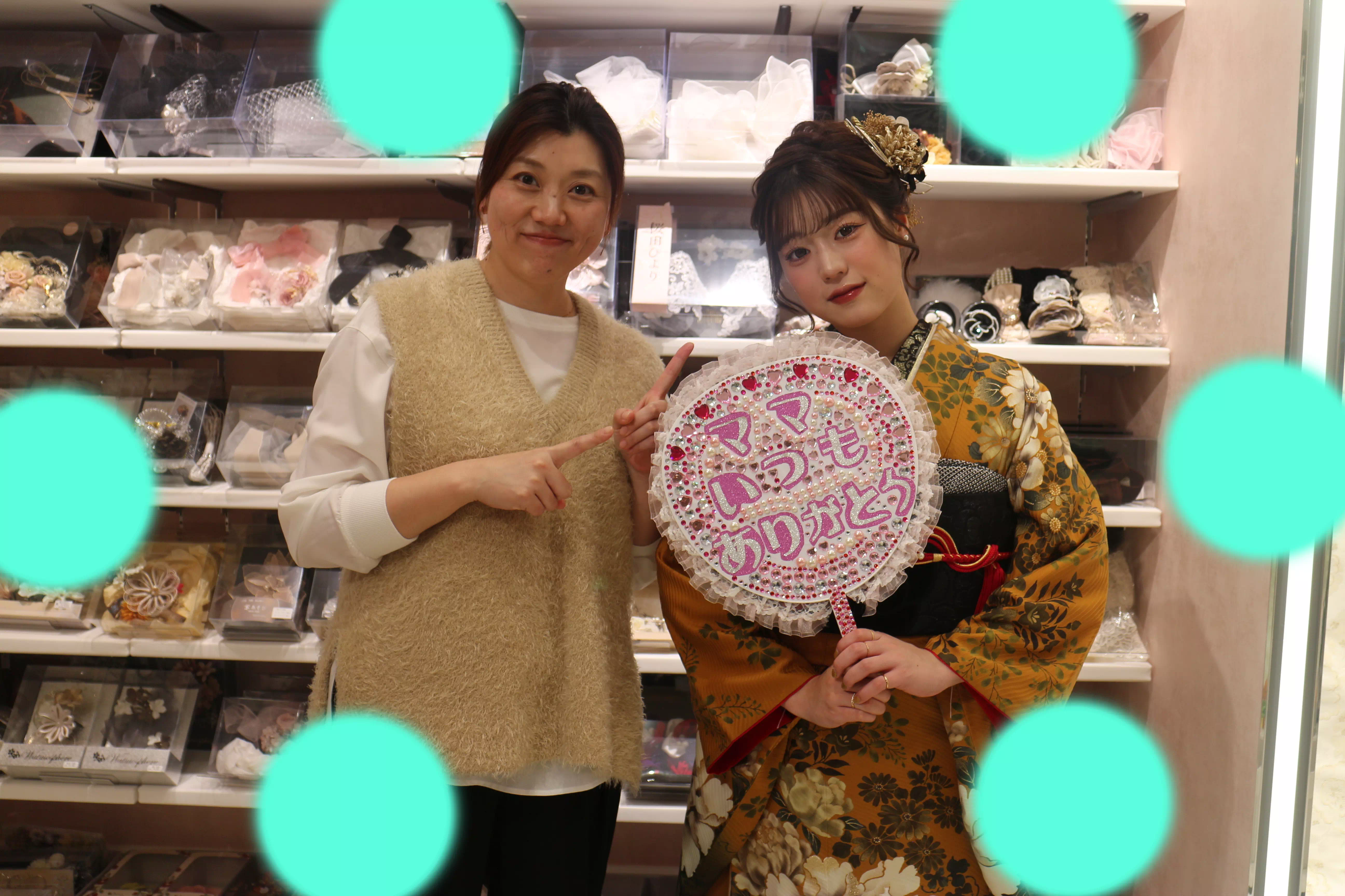 TAKAZEN神戸店　前撮り撮影会　イマドキ　カワイイ　コディネート　振袖　レンタル　袴　