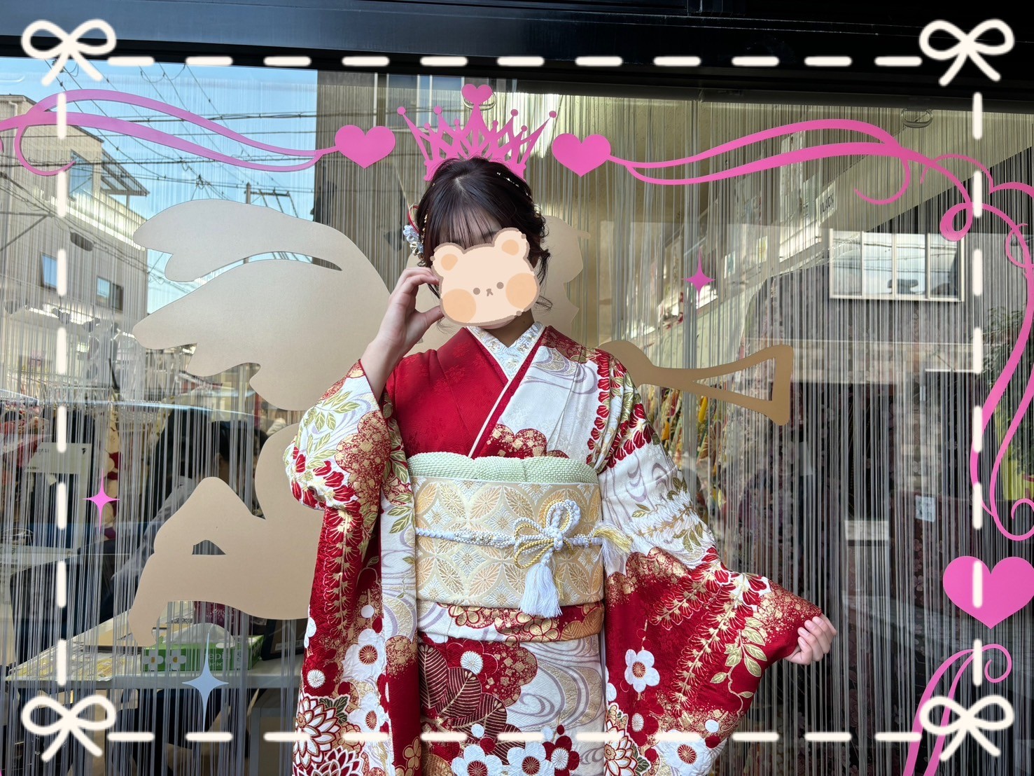 振袖 レンタル 奈良 帯 可愛い アレンジ 華やか 綺麗 前撮り撮影会