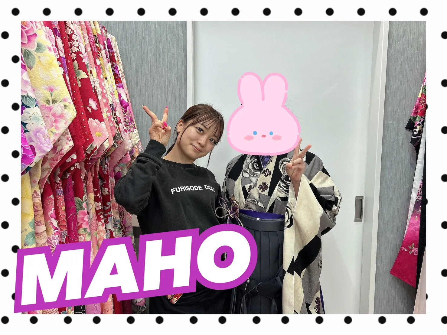【TAKAZEN橿原店】5日♡2025年卒業の大きな薔薇がお洒落なレトロ袴姫ちゃん&2026成人の王道可愛い緑色古典柄お振袖姫ちゃん♡
