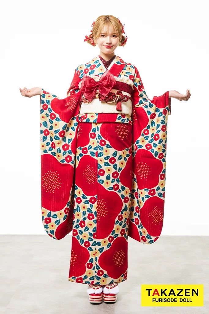 ののちゃん着用　振袖　レンタル　安カワ