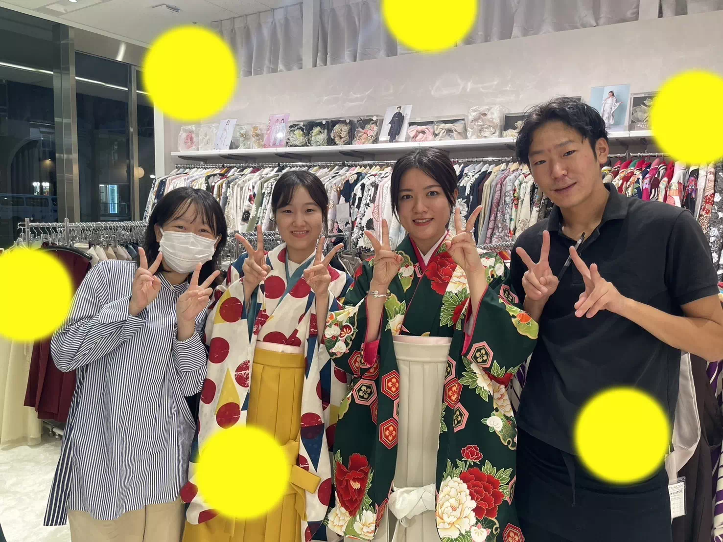 TAKAZEN神戸店 前撮り撮影会 イマドキ カワイイ コディネート 振袖 レンタル 袴