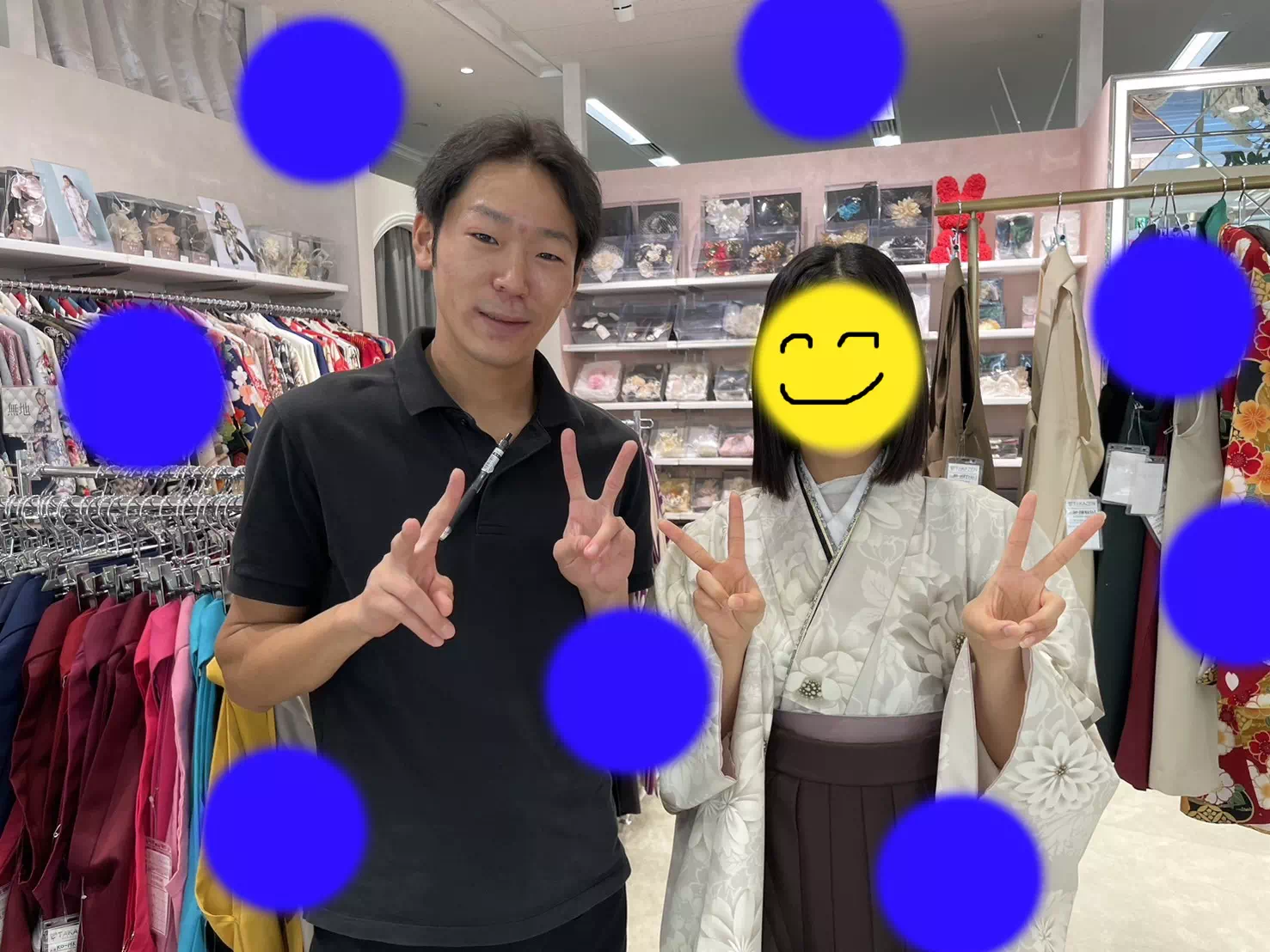 TAKAZEN神戸店　前撮り撮影会　イマドキ　カワイイ　コディネート　振袖　レンタル　袴　