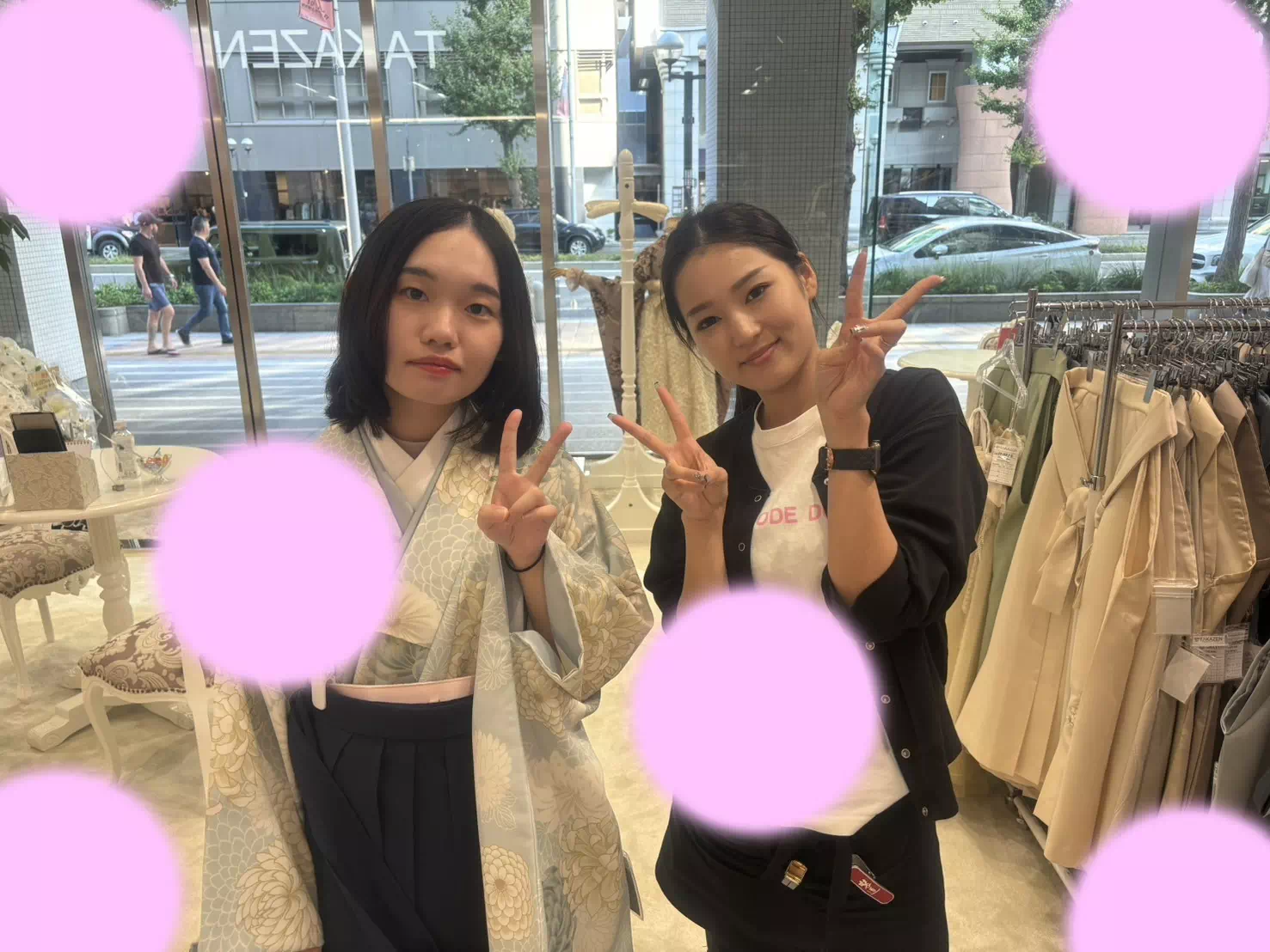 TAKAZEN神戸店 卒業式 袴レンタル 前撮り撮影会 イマドキ カワイイ コディネート イマドキ