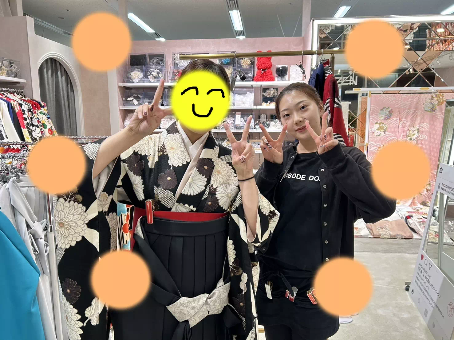 TAKAZEN神戸店 前撮り撮影会 イマドキ カワイイ コディネート 振袖 レンタル 袴