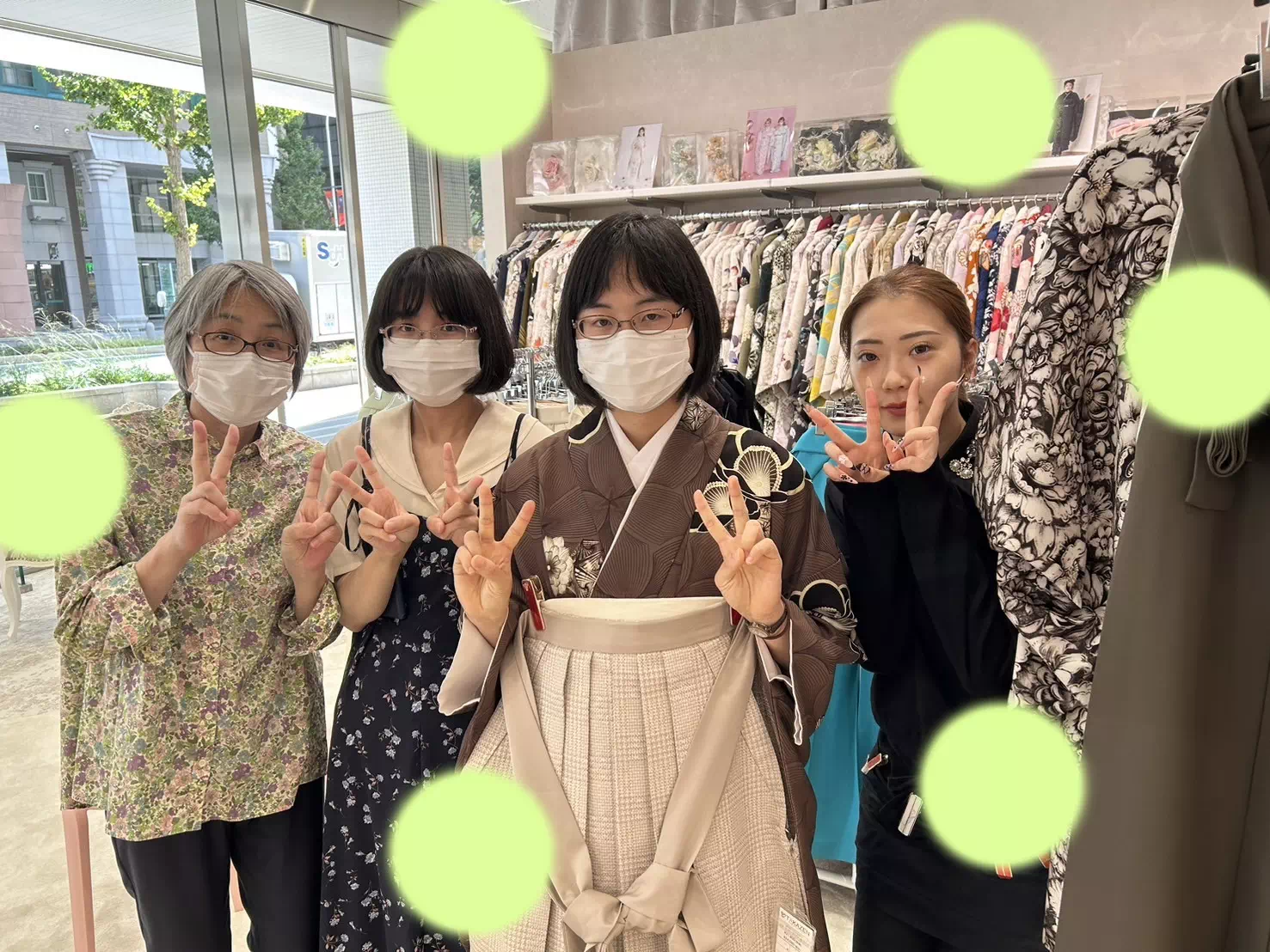 TAKAZEN神戸店 前撮り撮影会 イマドキ カワイイ コディネート 振袖 レンタル 袴