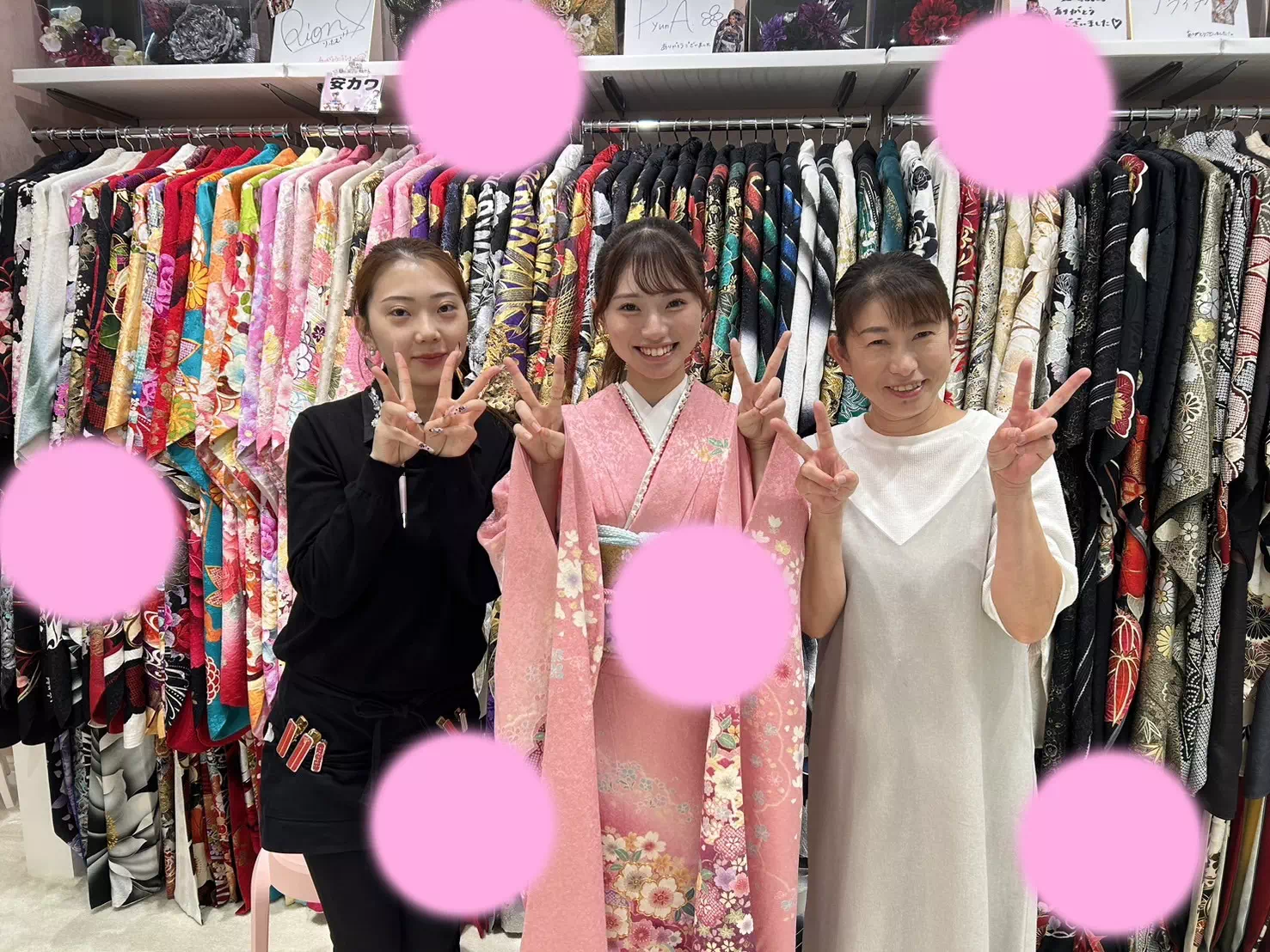 TAKAZEN神戸店 前撮り撮影会 イマドキ カワイイ コディネート 振袖 レンタル 袴