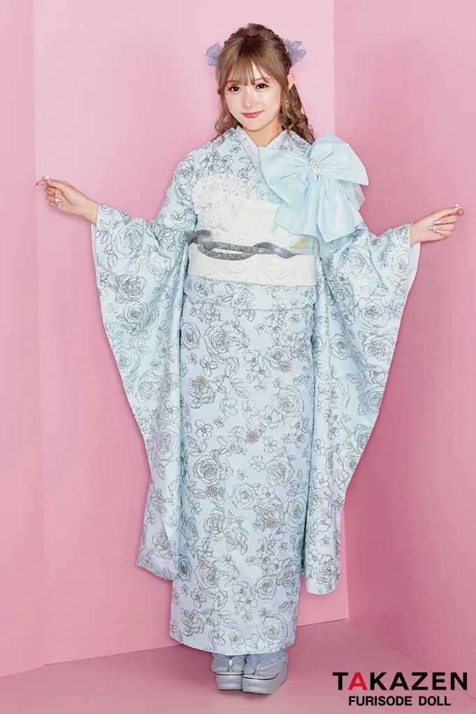 シュシュ　キラキラ　振袖