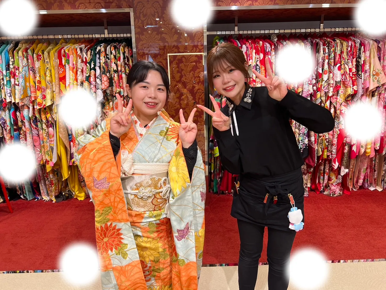 成人式 前撮り 梅田 袴 くすみカラー かわいい イマドキ 淡色 古典 タカゼン 撮影